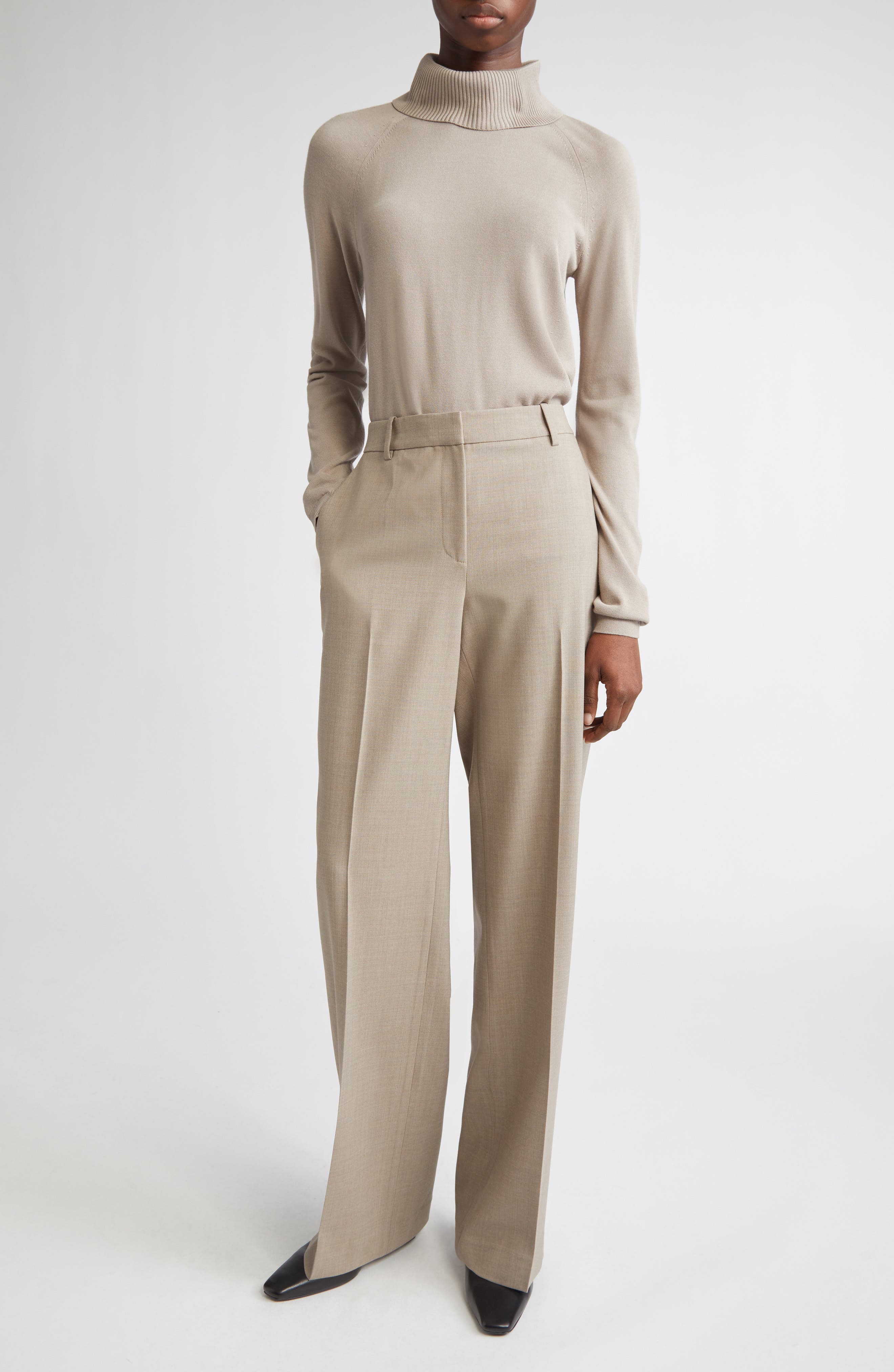 Raglan Sleeve Turtleneck Sweater - image 2