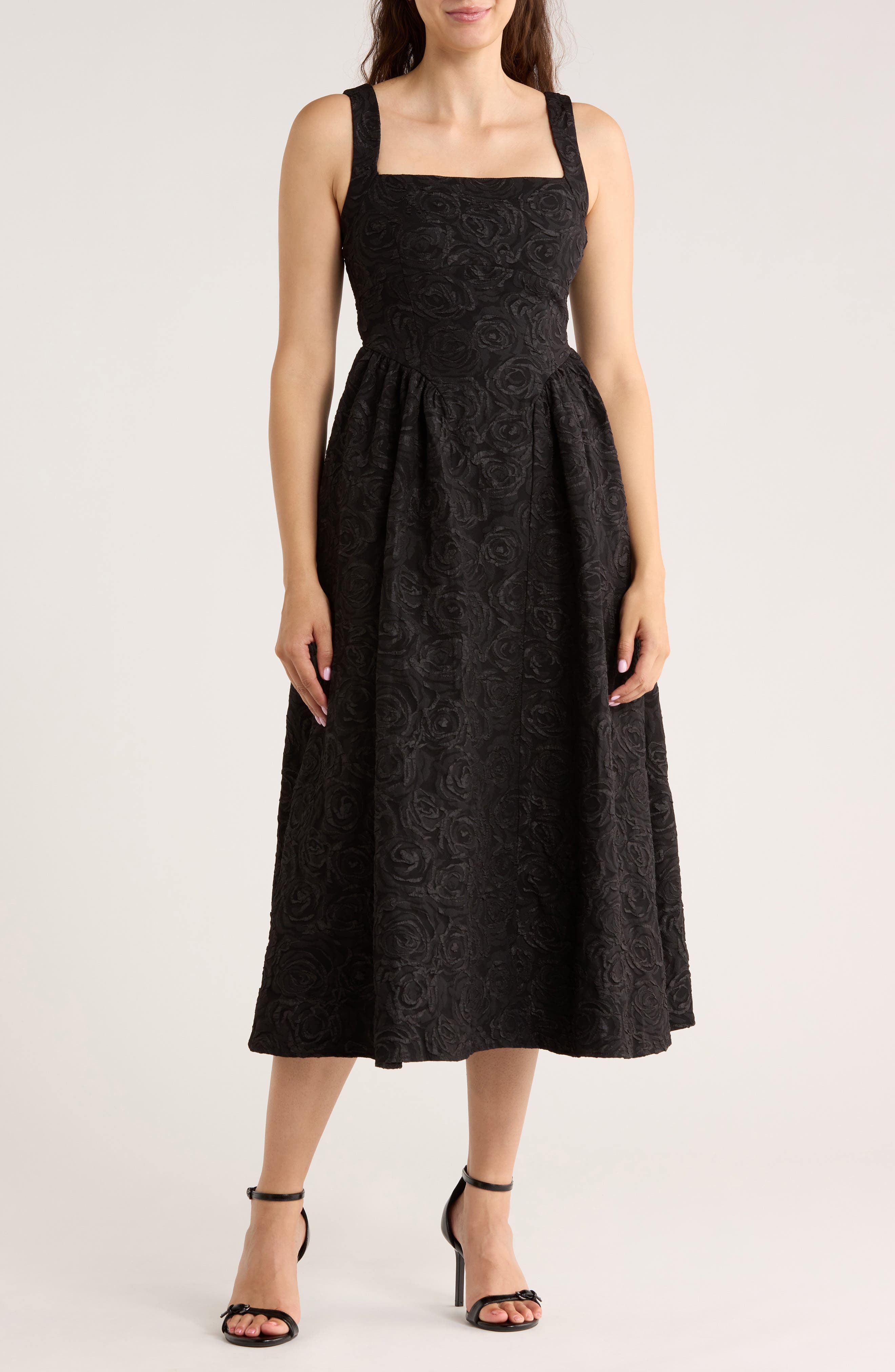 Floral Midi Dress - image 1