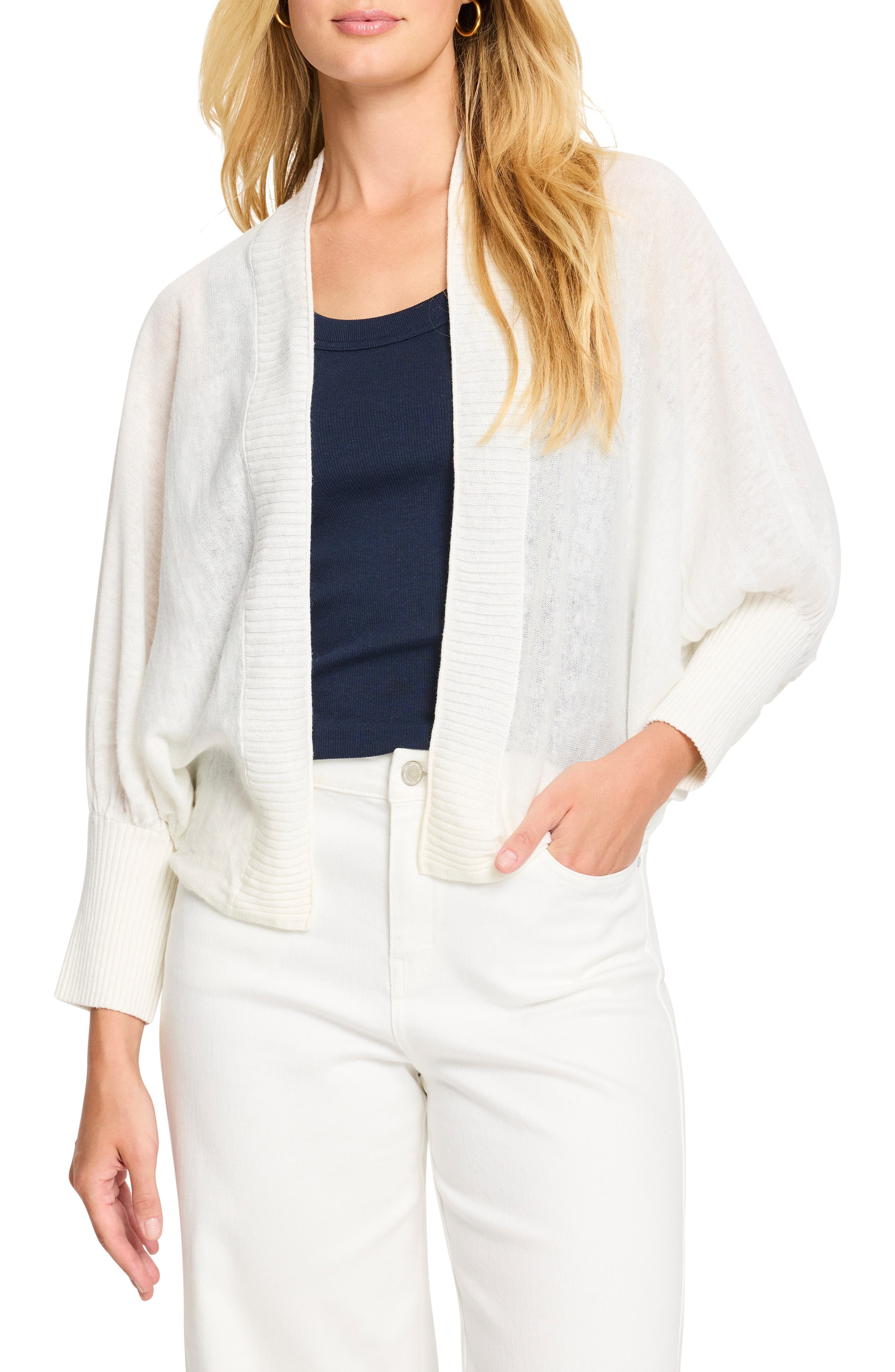 Crush Open Front Cardigan - image 1