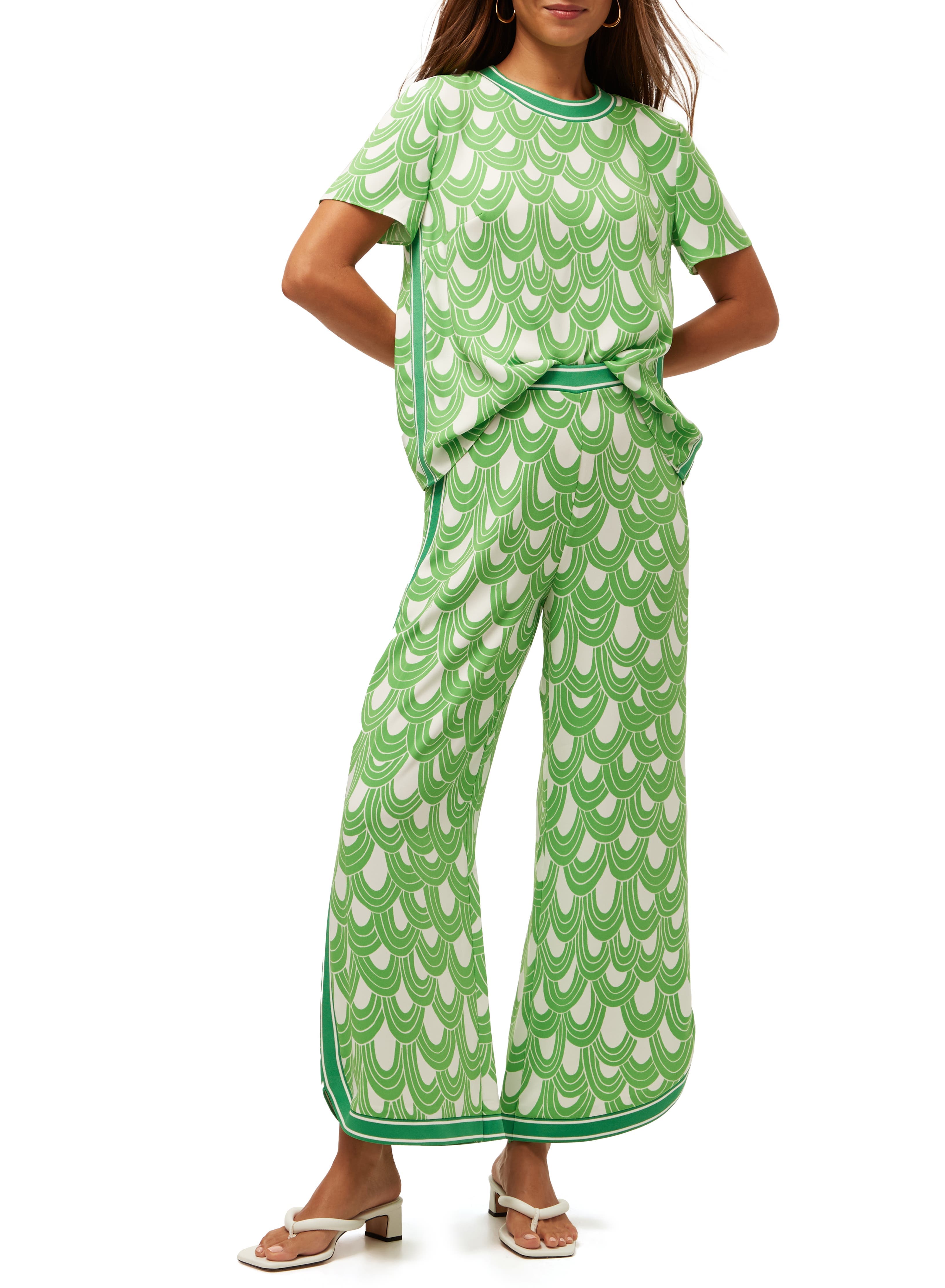 Overhead Printed  Ankle Length Pant - image 1