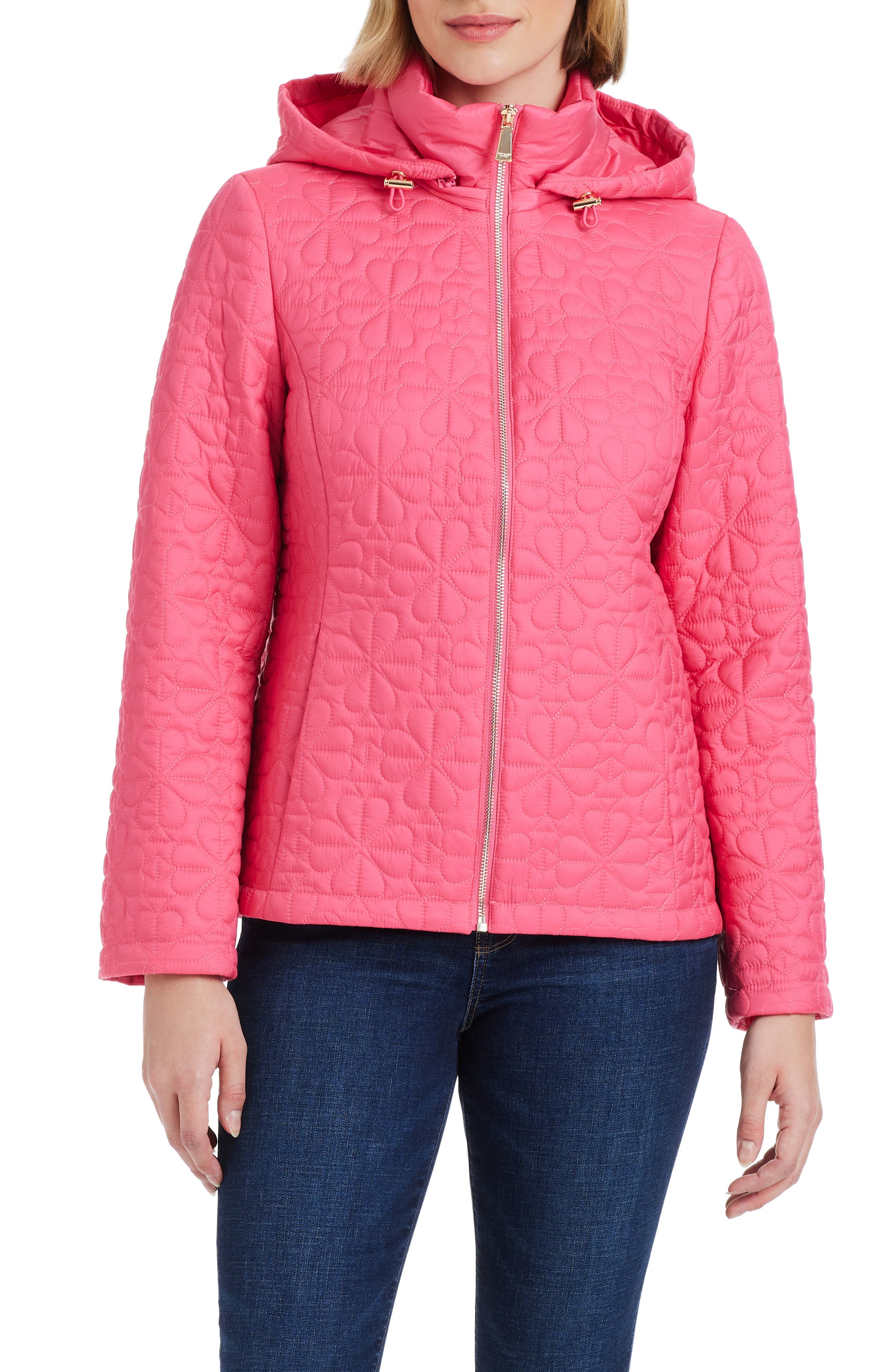 spade floral quilted jacket - image 3
