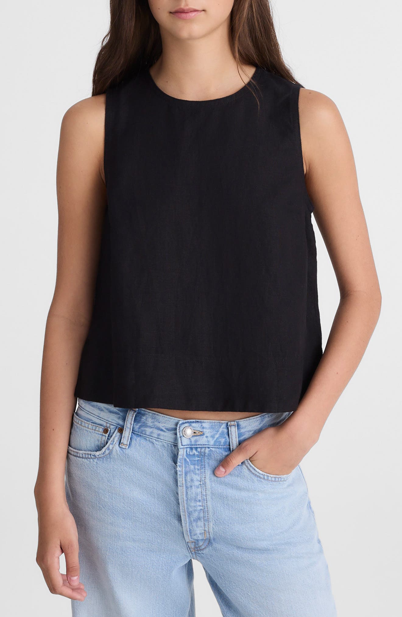 Suki Sleeveless Linen Top - image 1