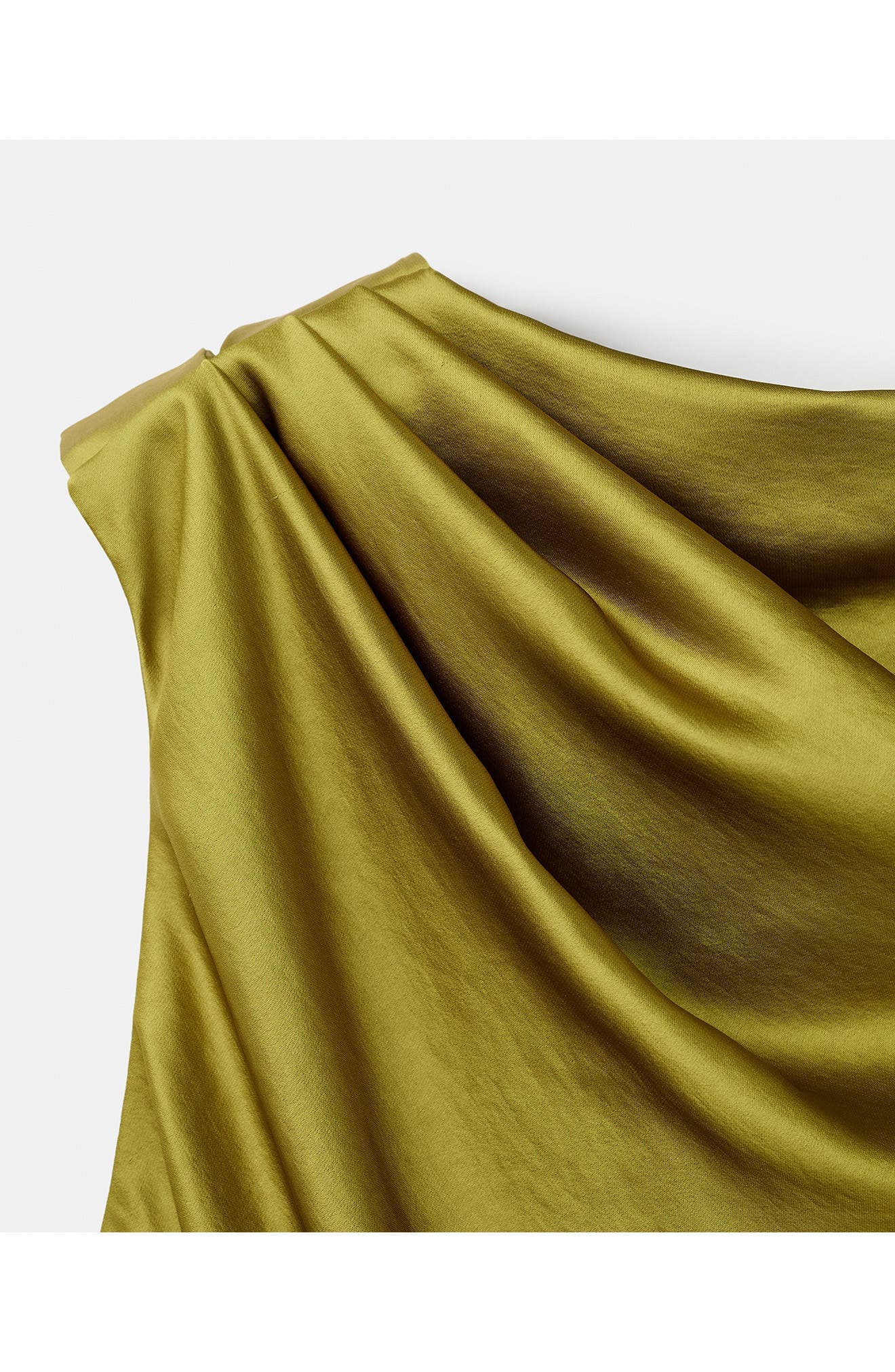 Ilum Cowl Neck Sleeveless Satin Dress - image 2