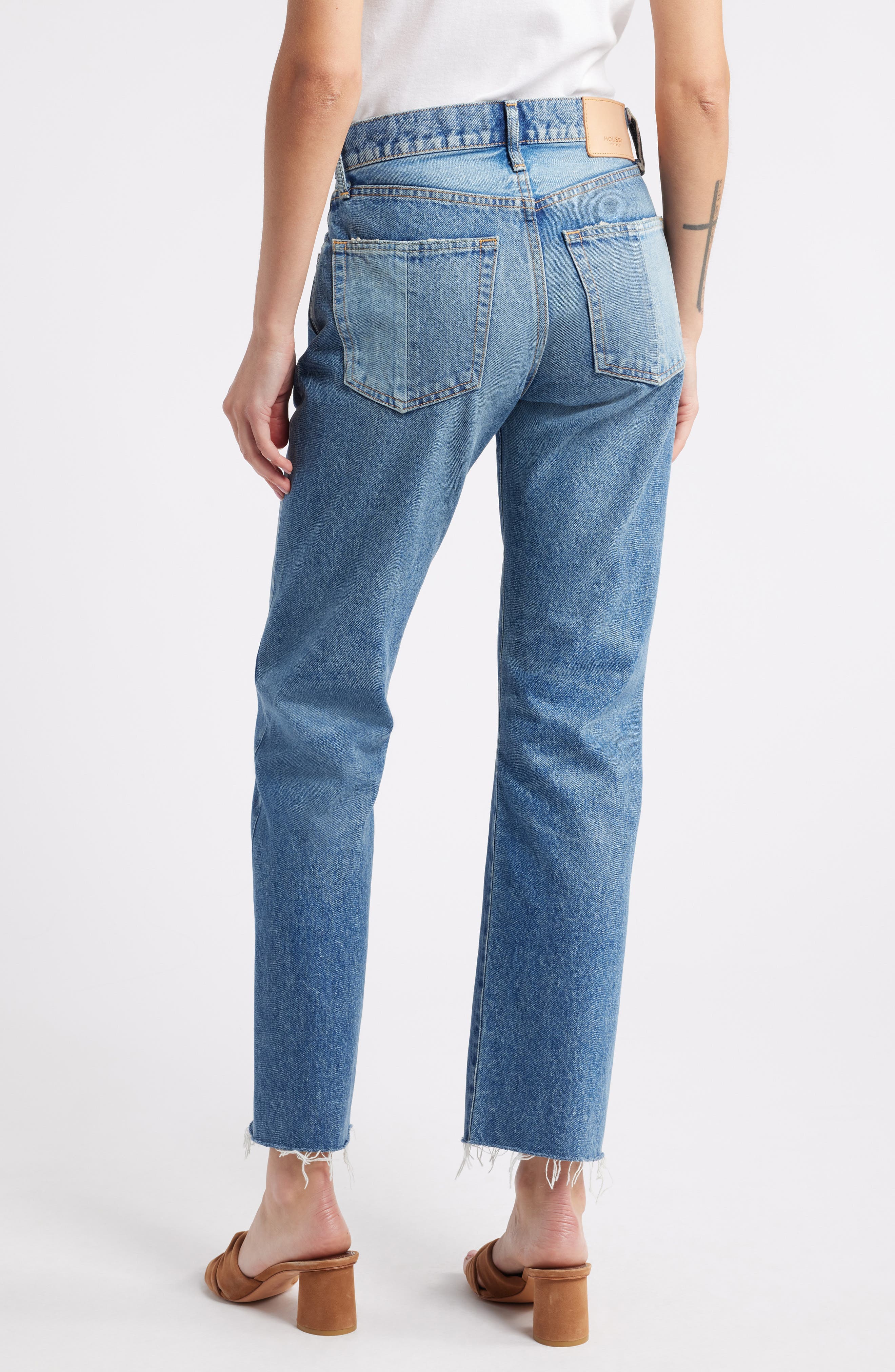 Westchase High Waist Ankle Straight Leg Jeans - image 2