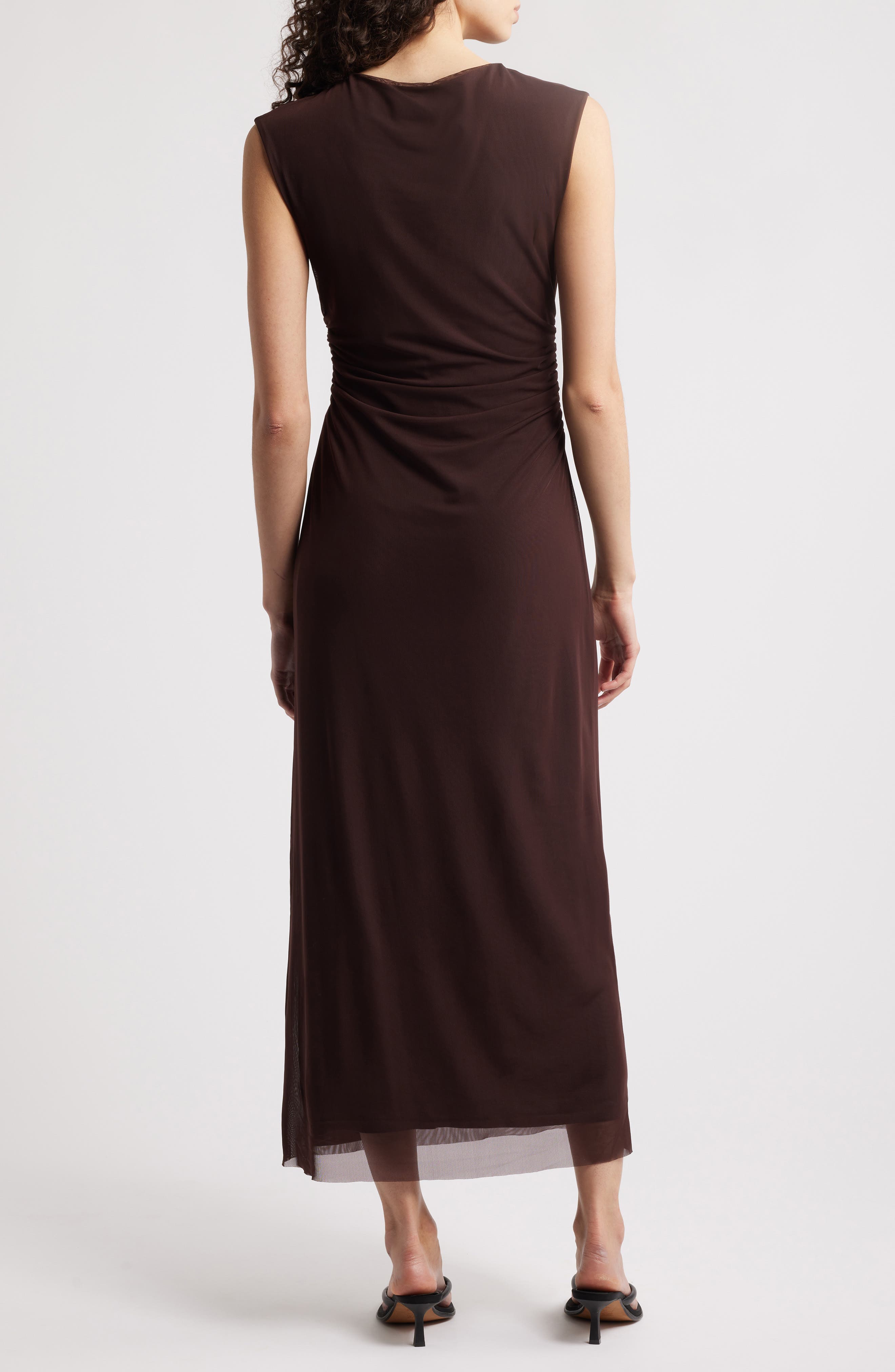 Sleeveless Mesh Dress - image 2