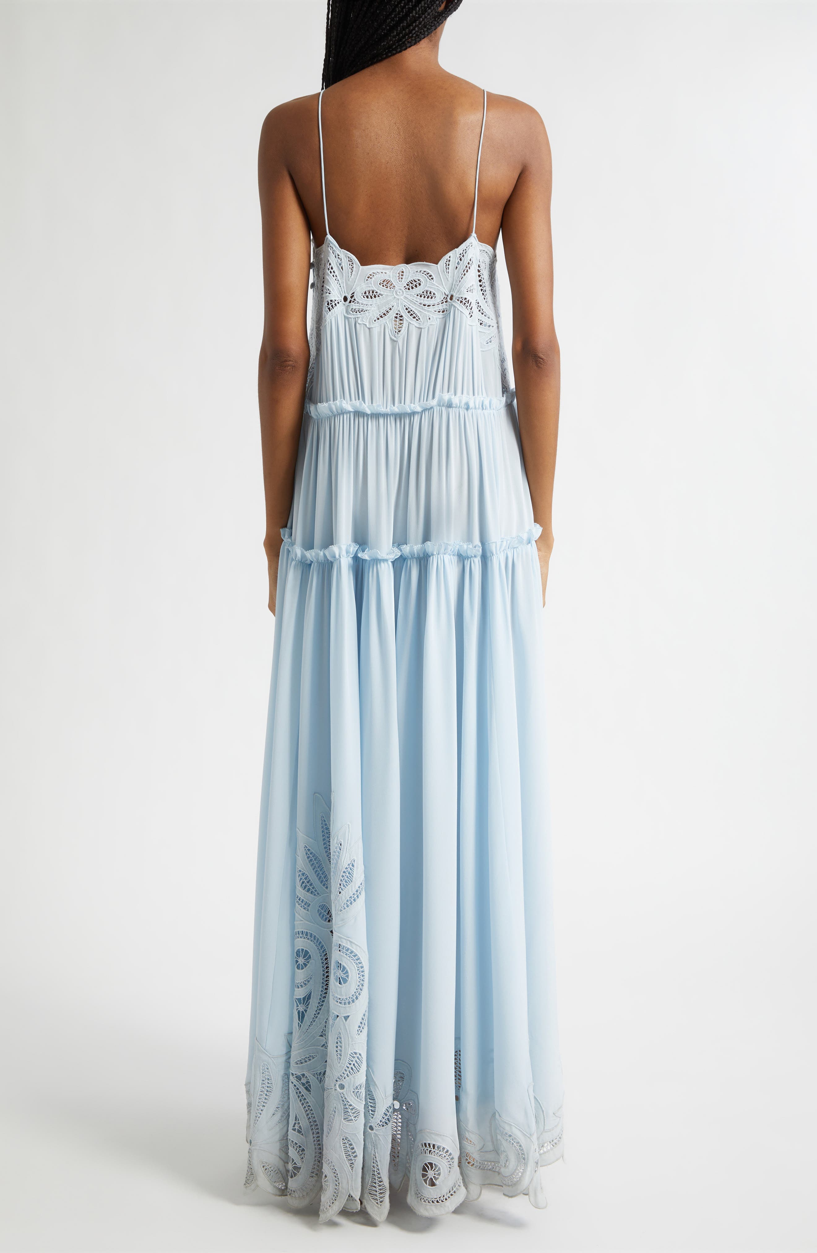 Filippa Silk & Lace Gown - image 2