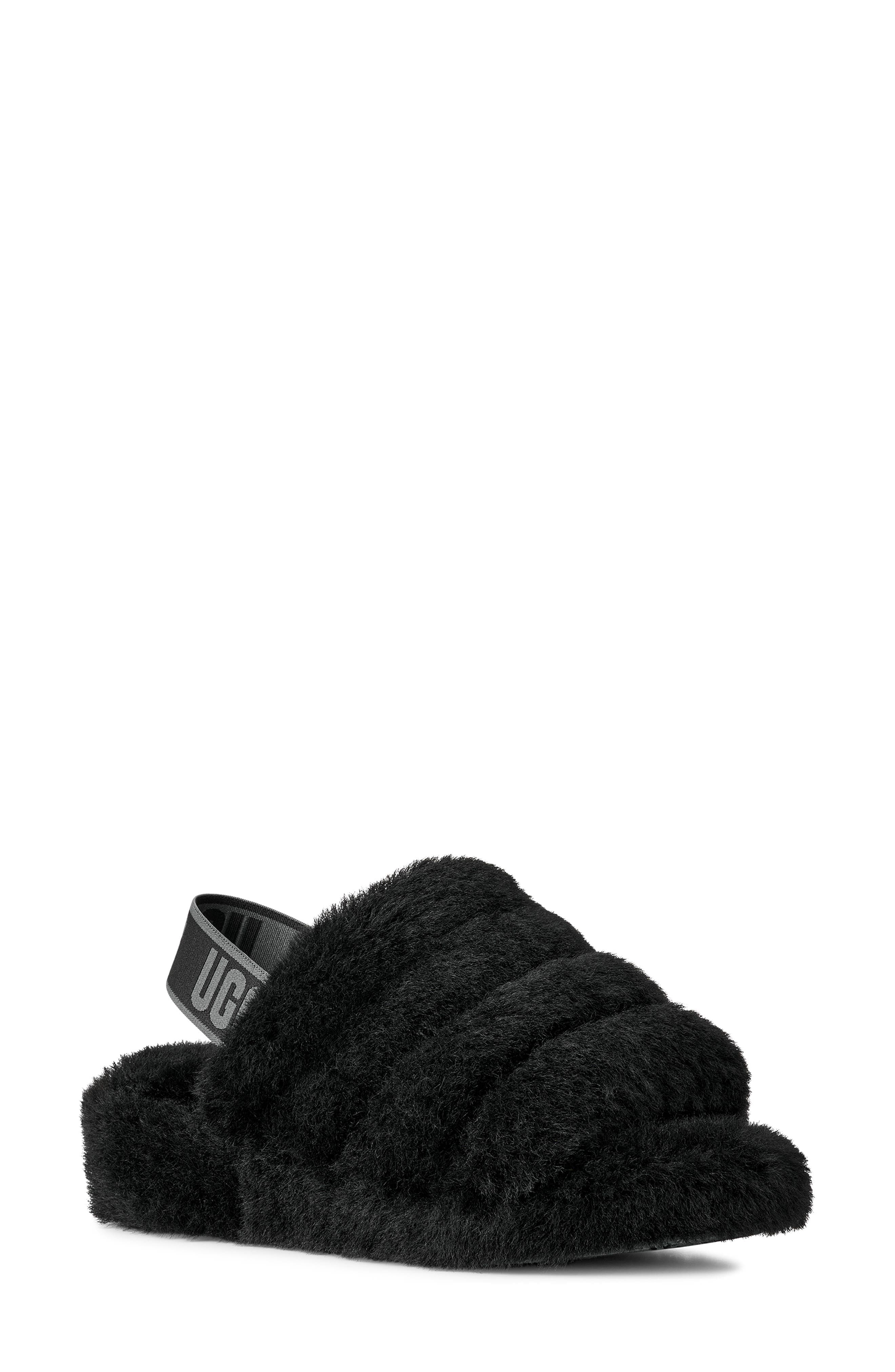 Fluff Yeah Faux Fur Slingback Sandal - image 1