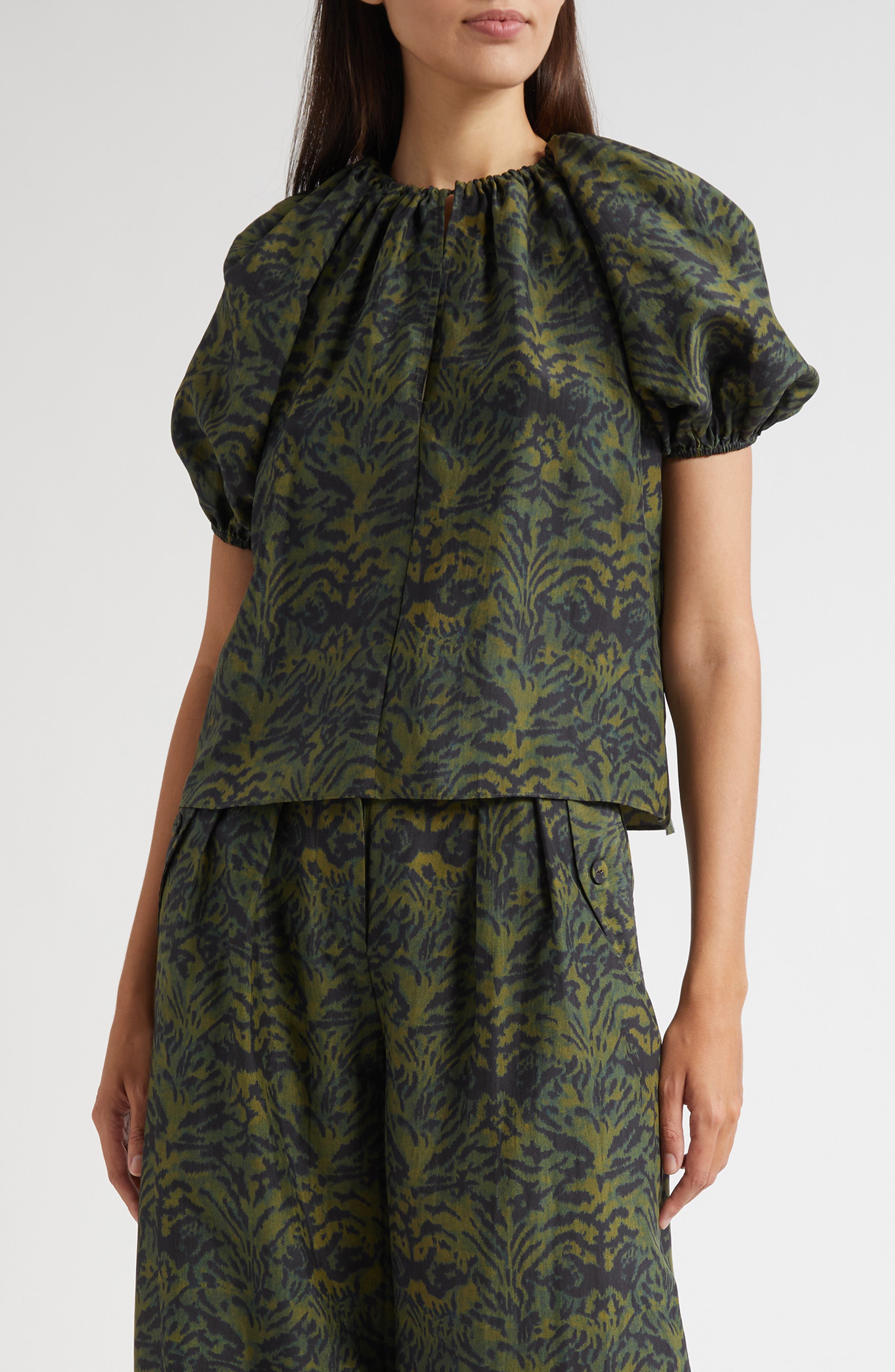 Talie Puff Sleeve Top - image 1