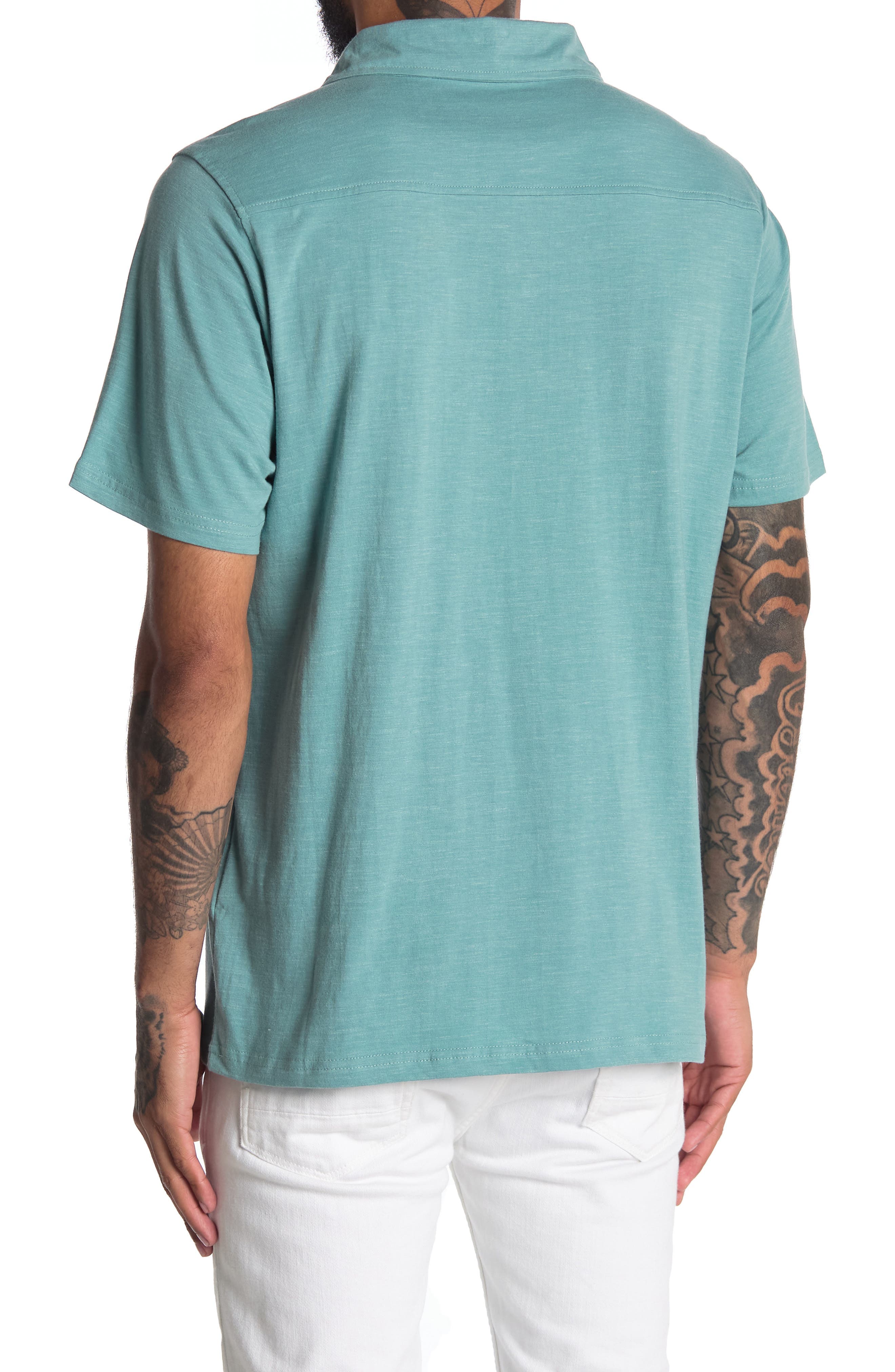 Awave Heathered Polo Shirt - image 4