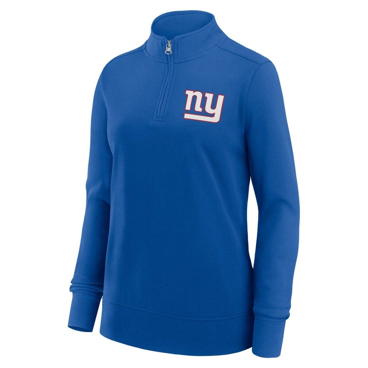 Women's Logo Athletic Royal New York Giants Velocity Quarter-Zip Jacket - image 2
