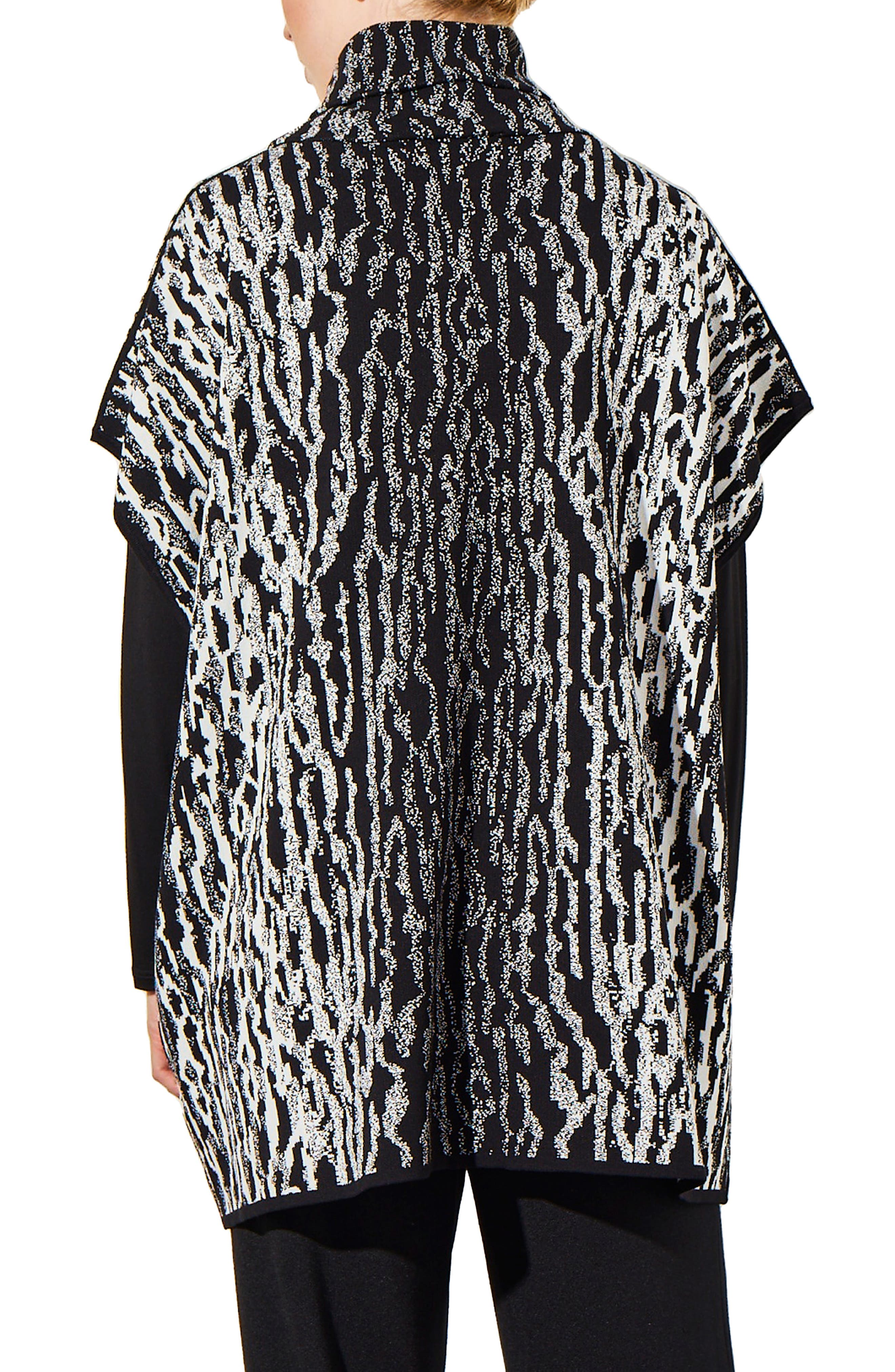 Animal Print Turtleneck Sweater - image 2