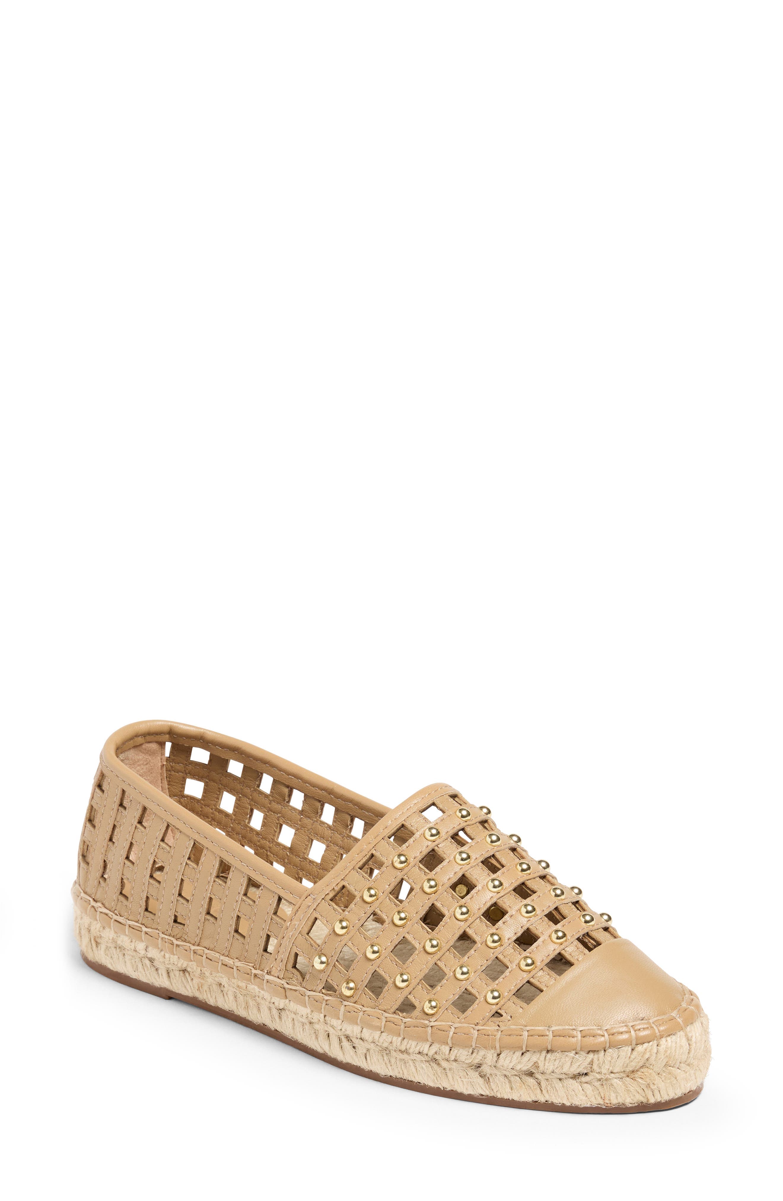 Rochel Cage Studded Espadrille Cap Toe Flat - image 3