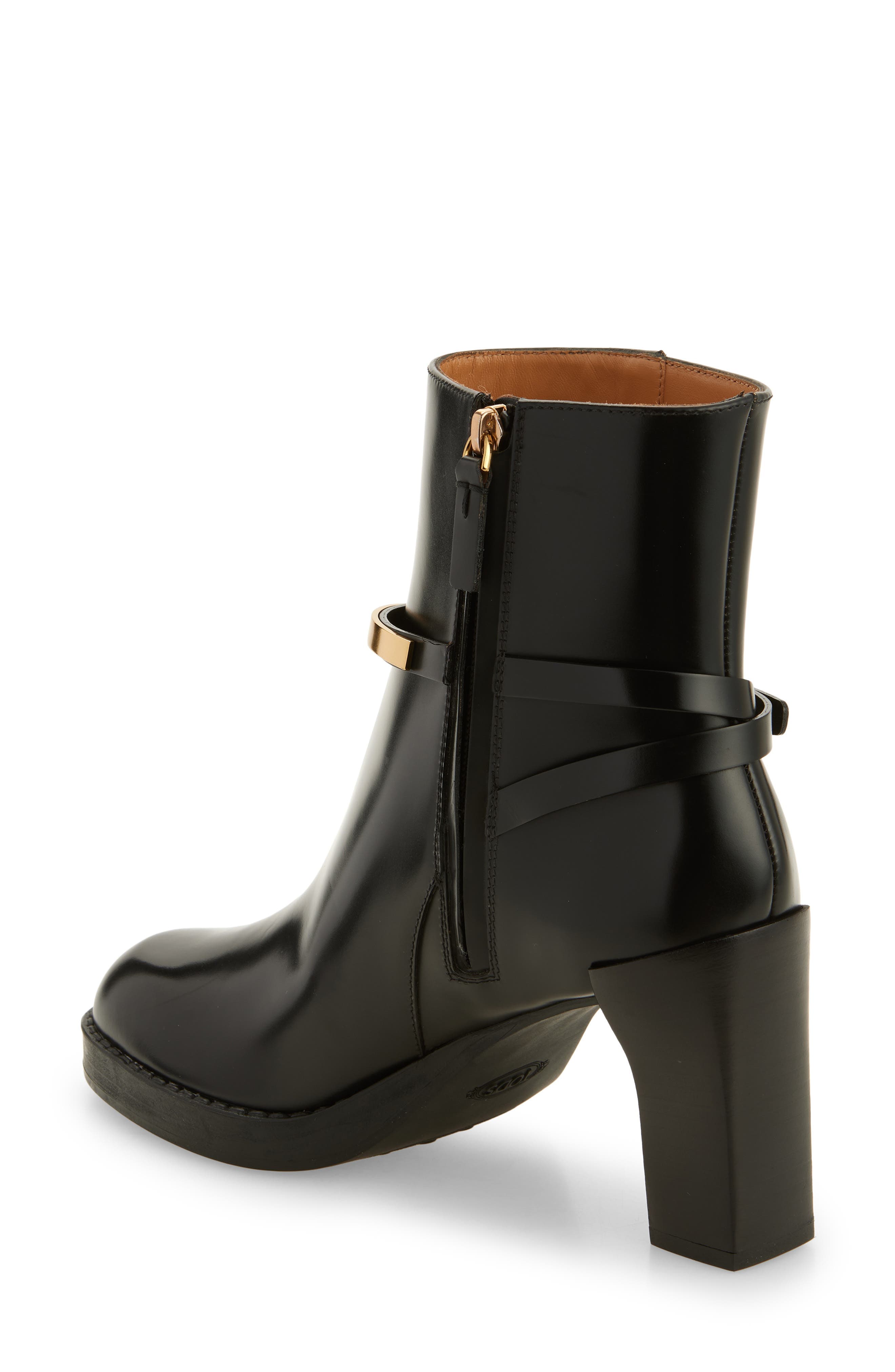 Bar Block Heel Ankle Boot - image 2