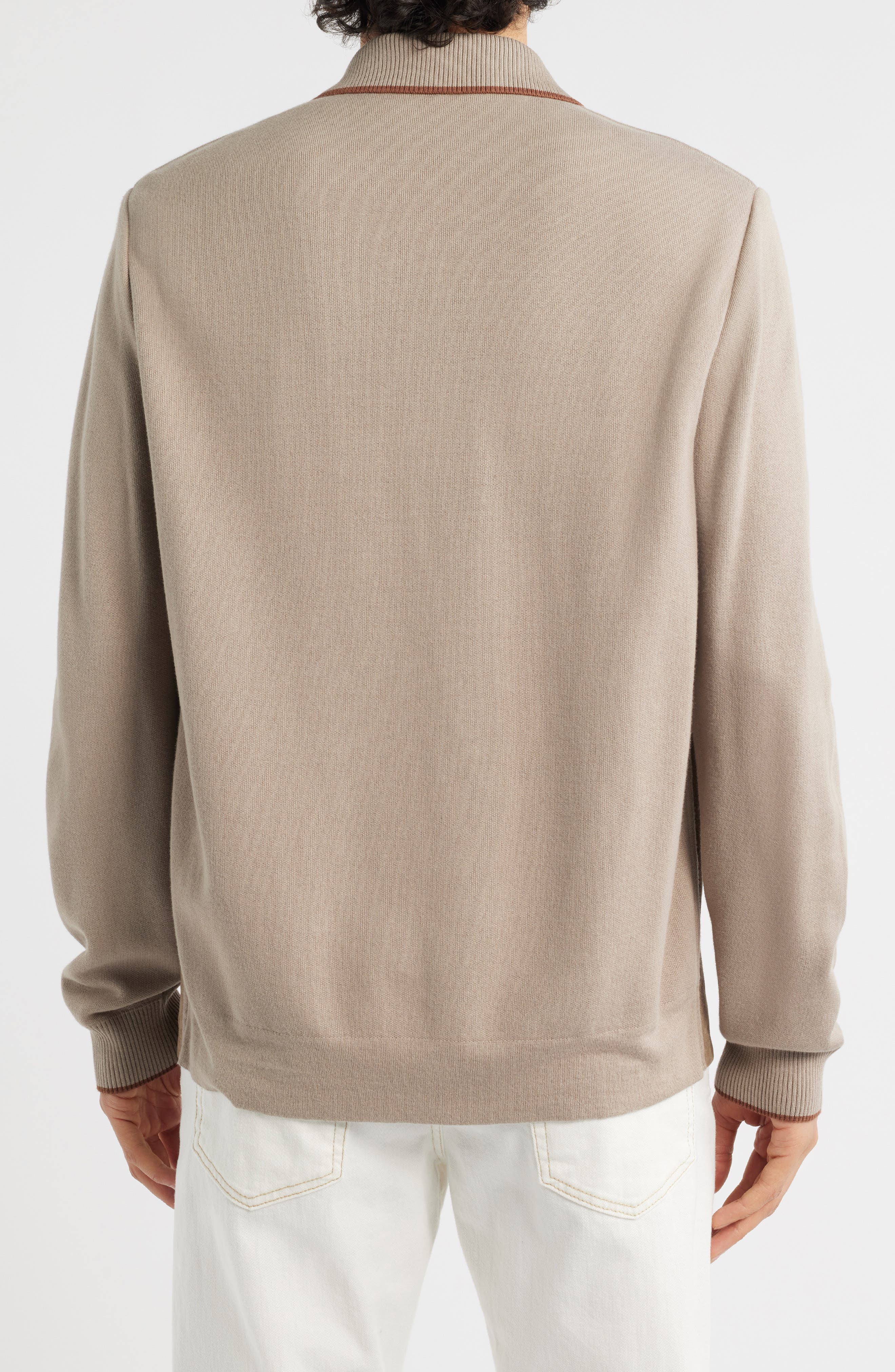 Ultralight Suede & Merino Wool Overshirt - image 2