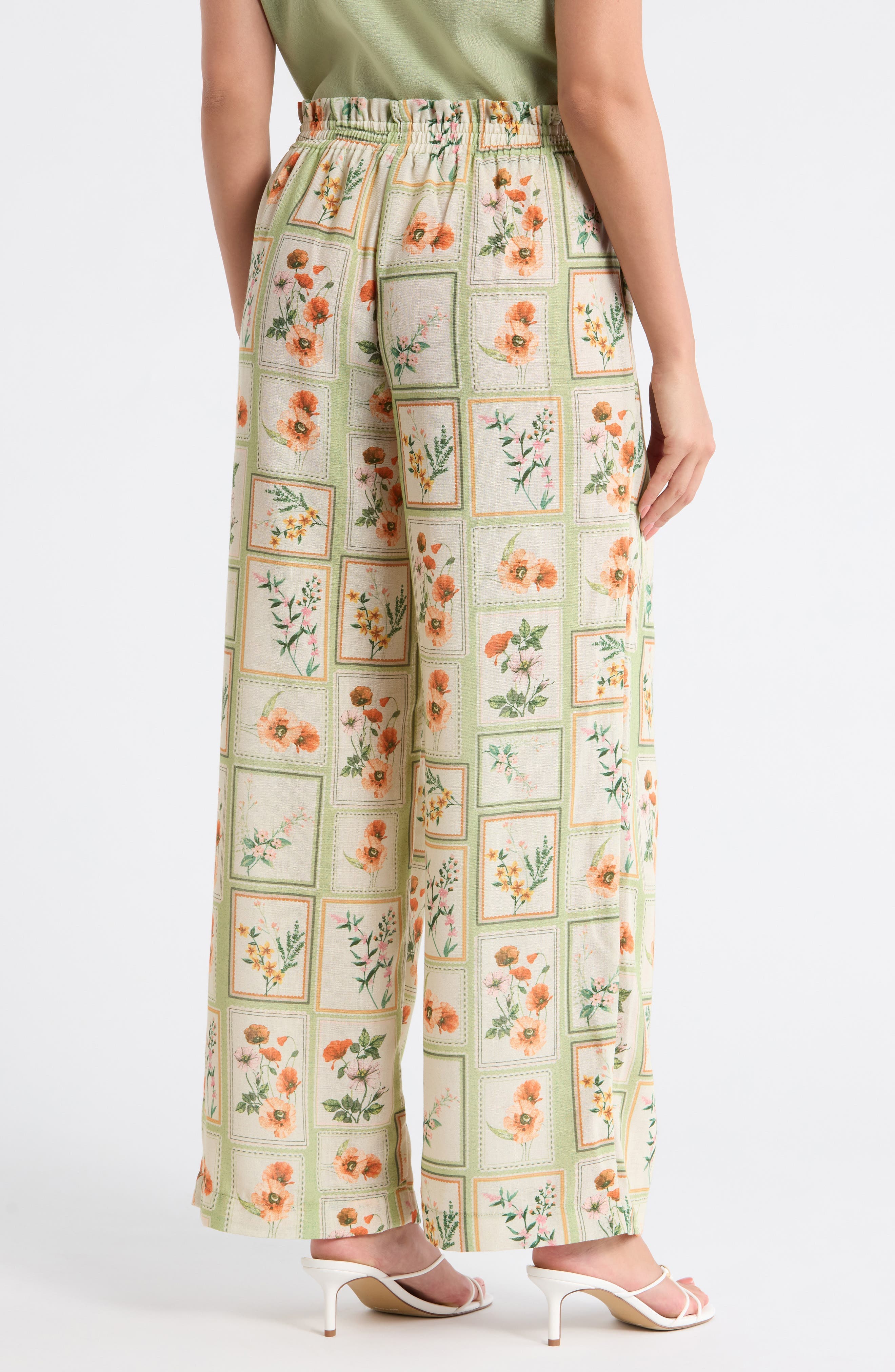 Matching Postcard Floral Pants - image 2