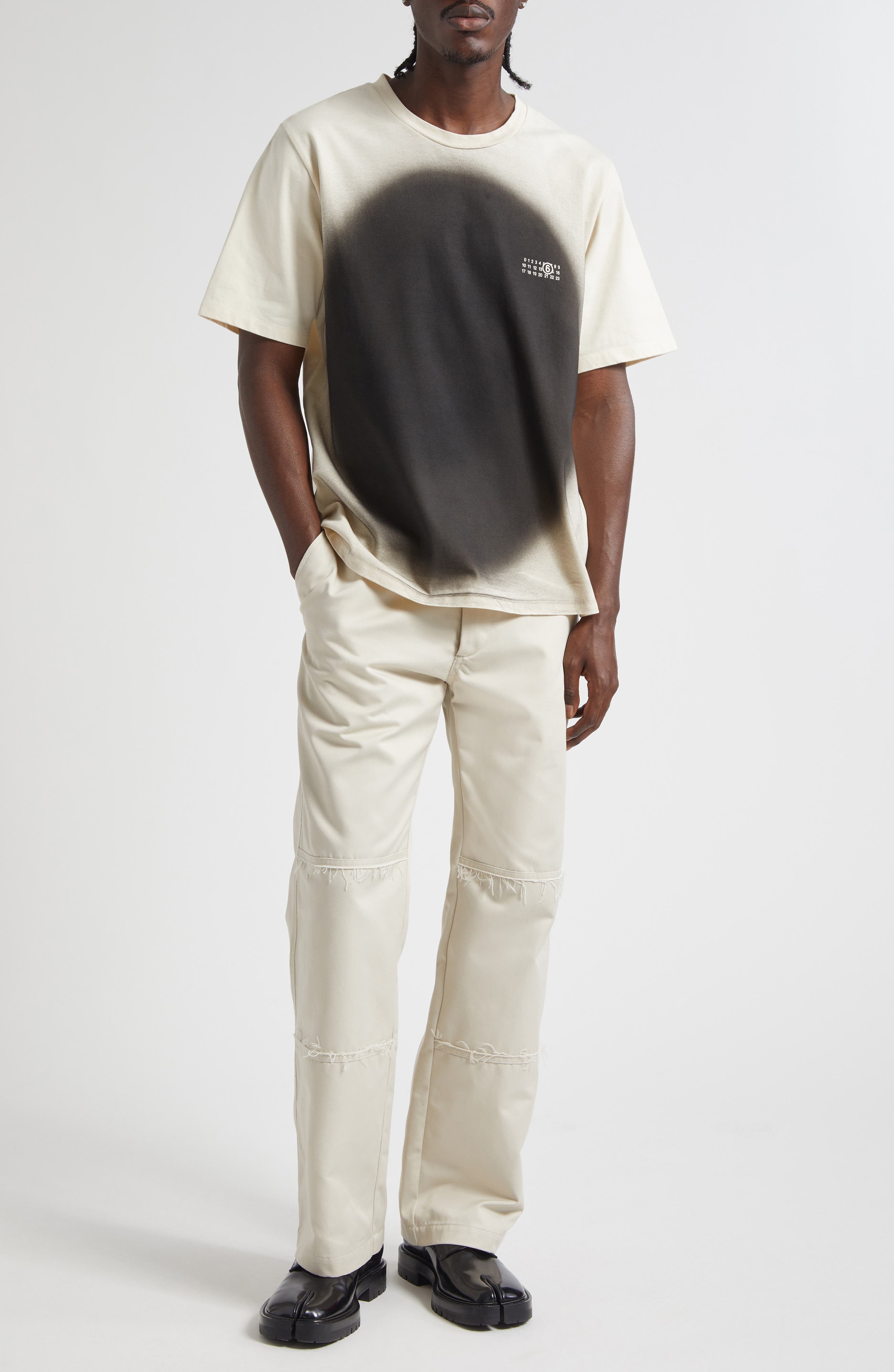 Spray Dot Motif Logo Graphic T-Shirt - image 2
