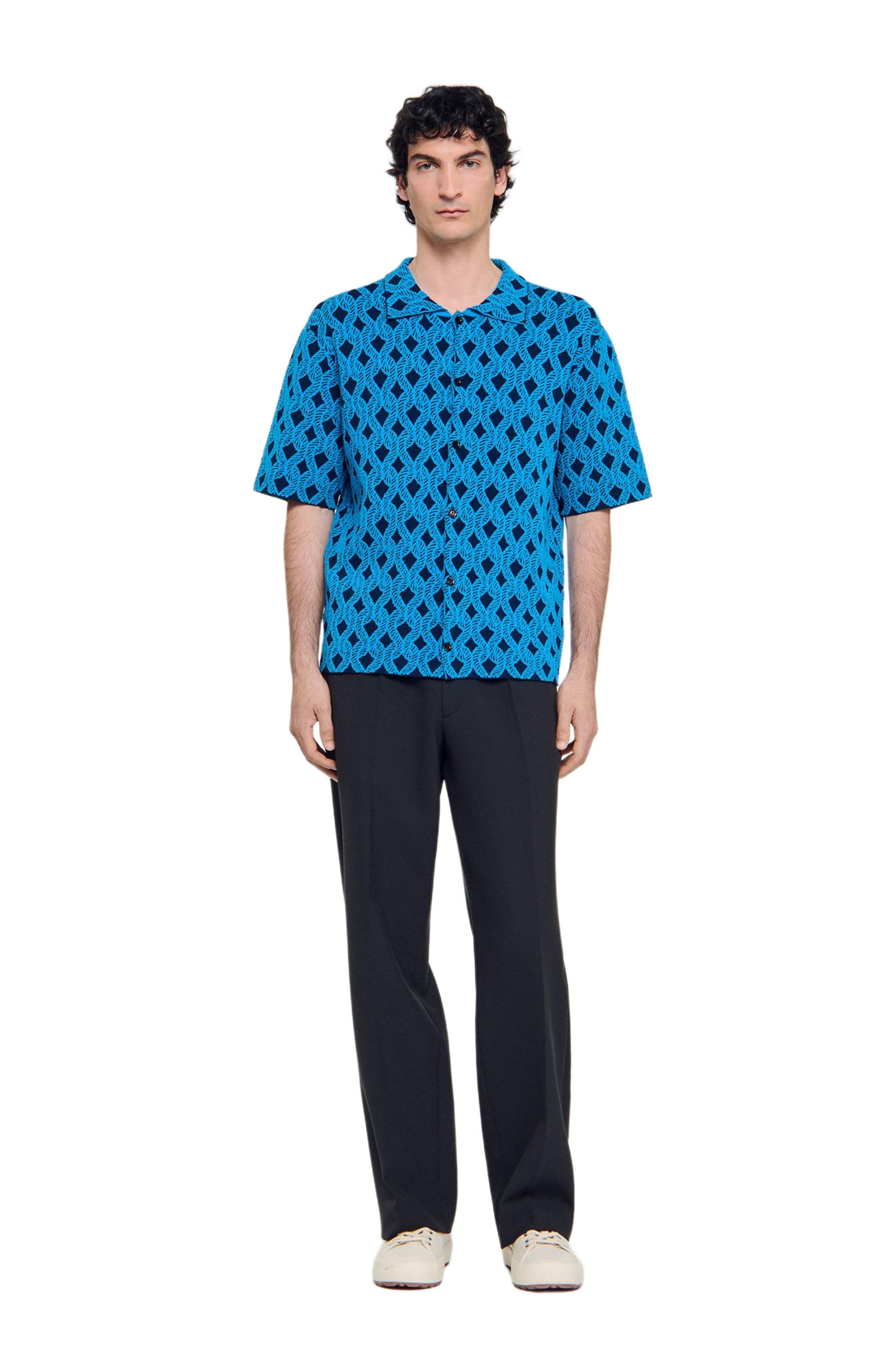 Rope jacquard shirt - image 1