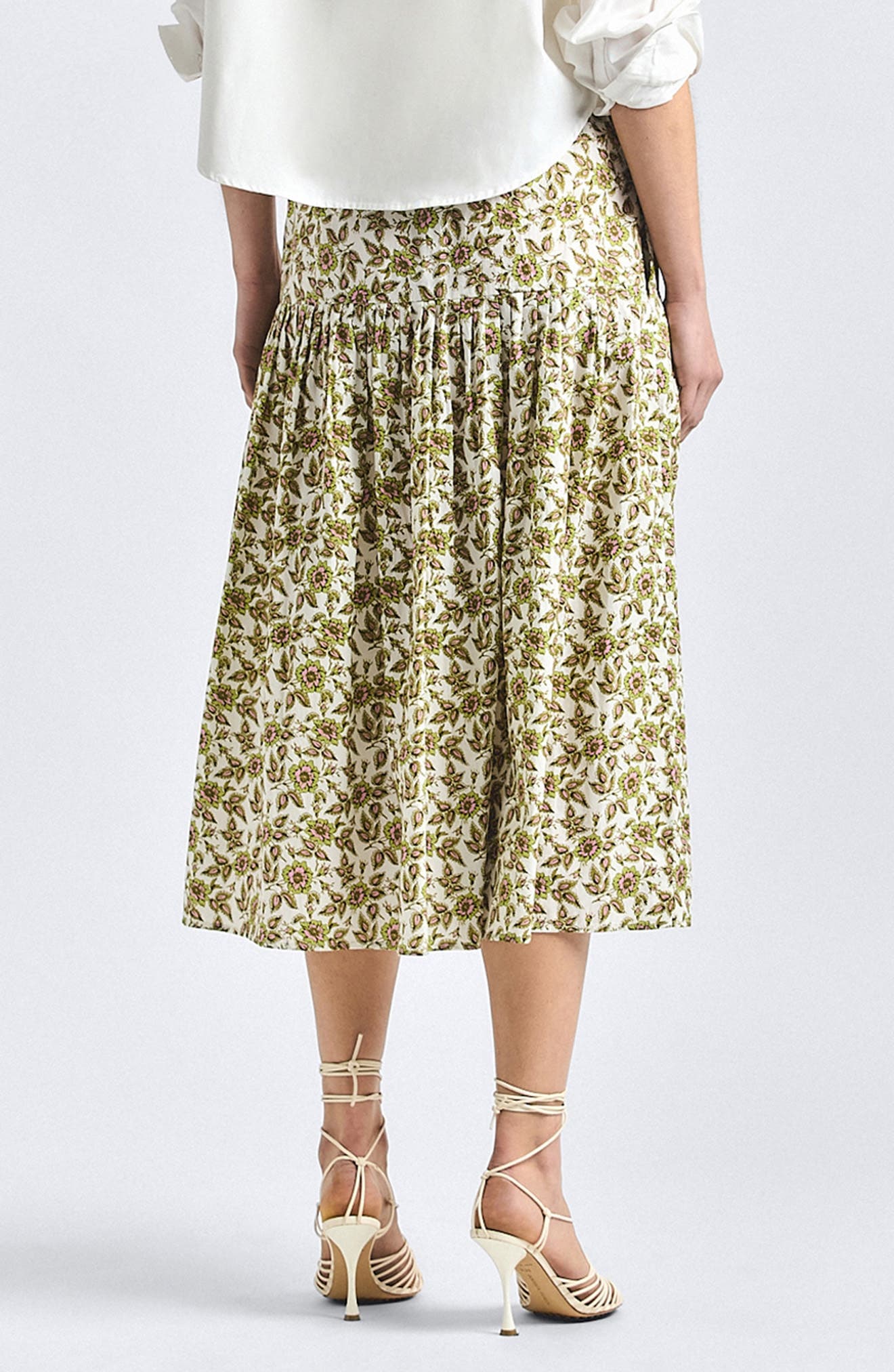Beau Floral Midi Skirt - image 2