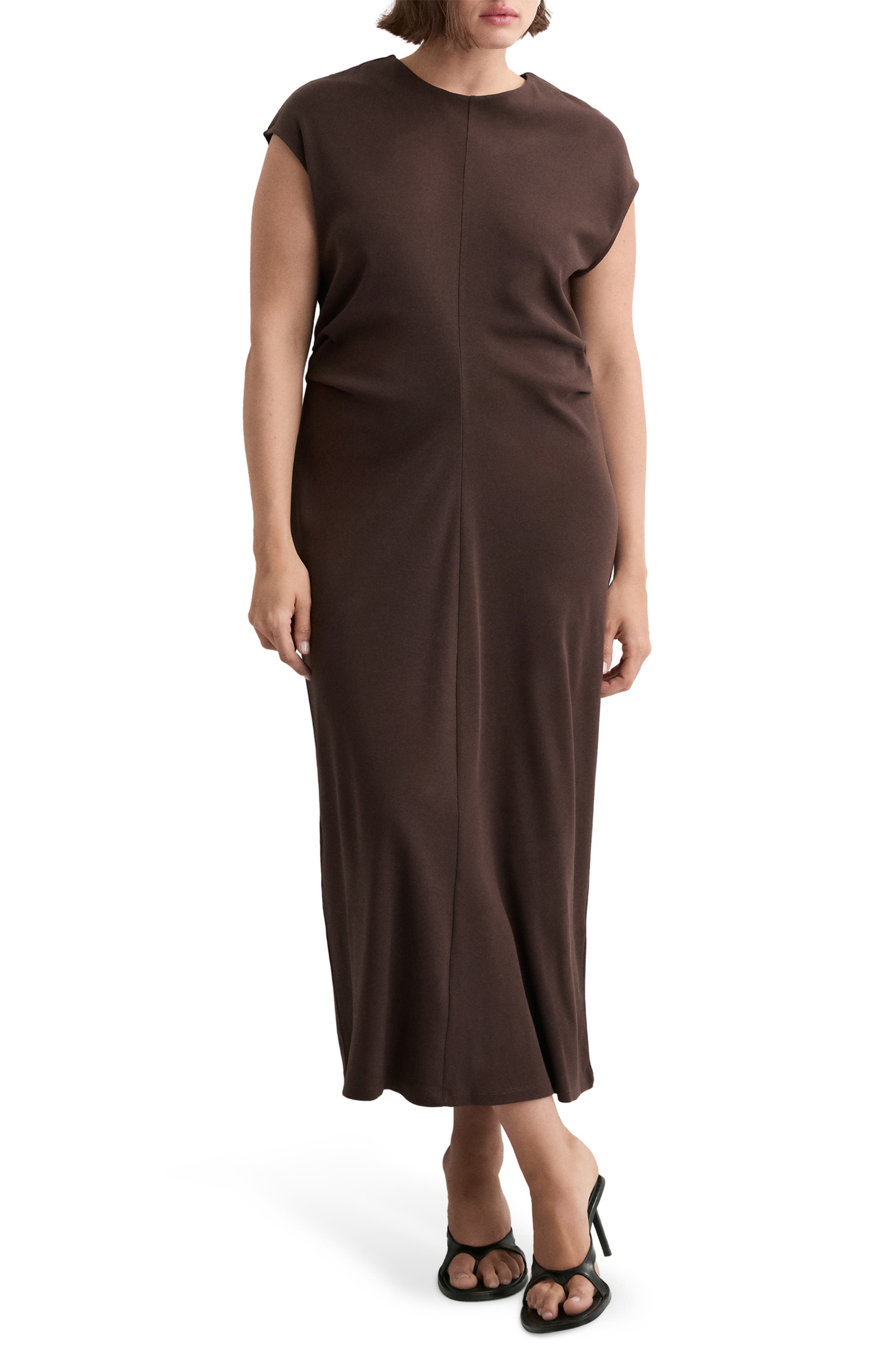 Cotton Jersey Midi Dress - image 1