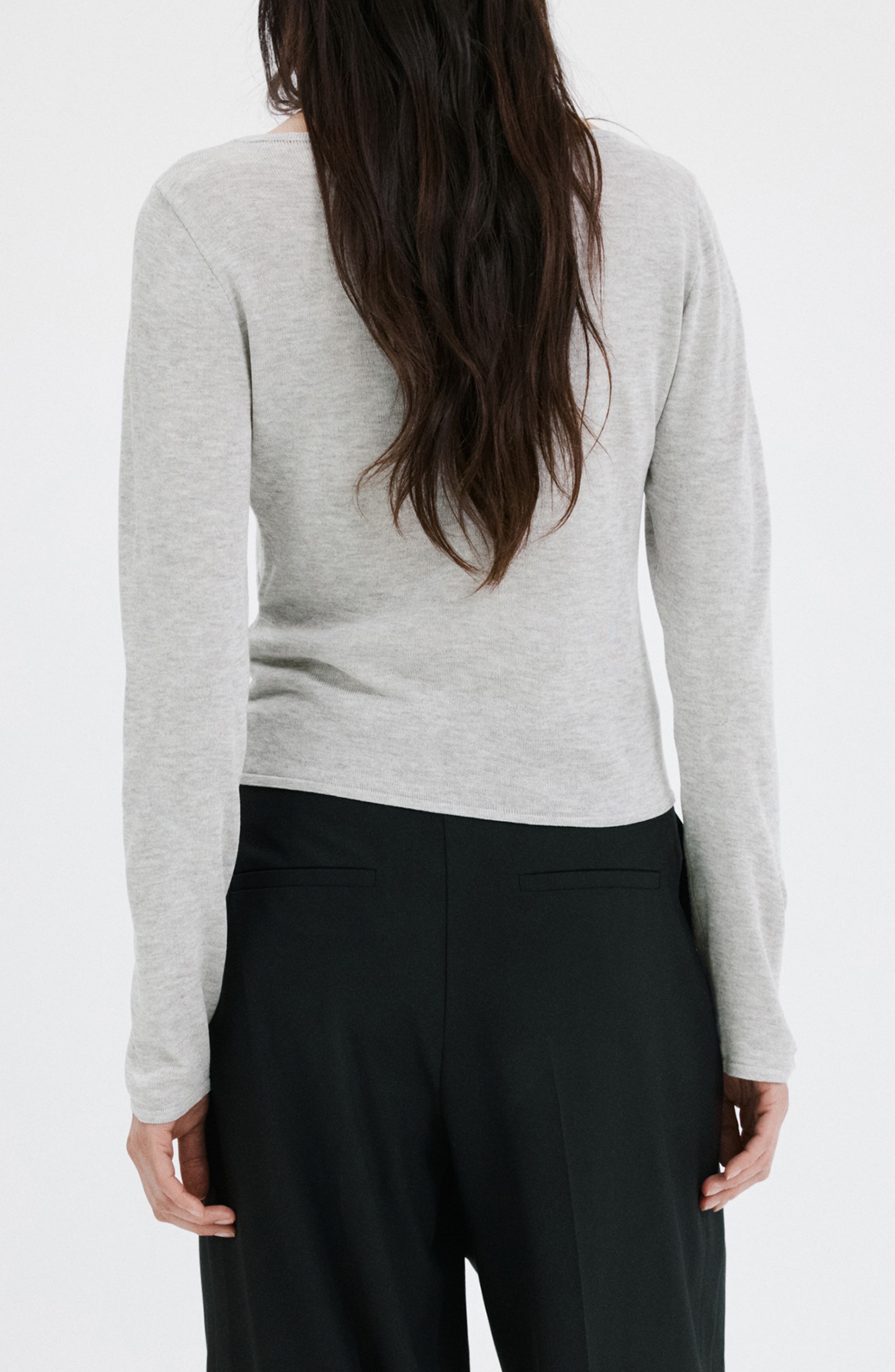 Cowl Front Sweater - image 2