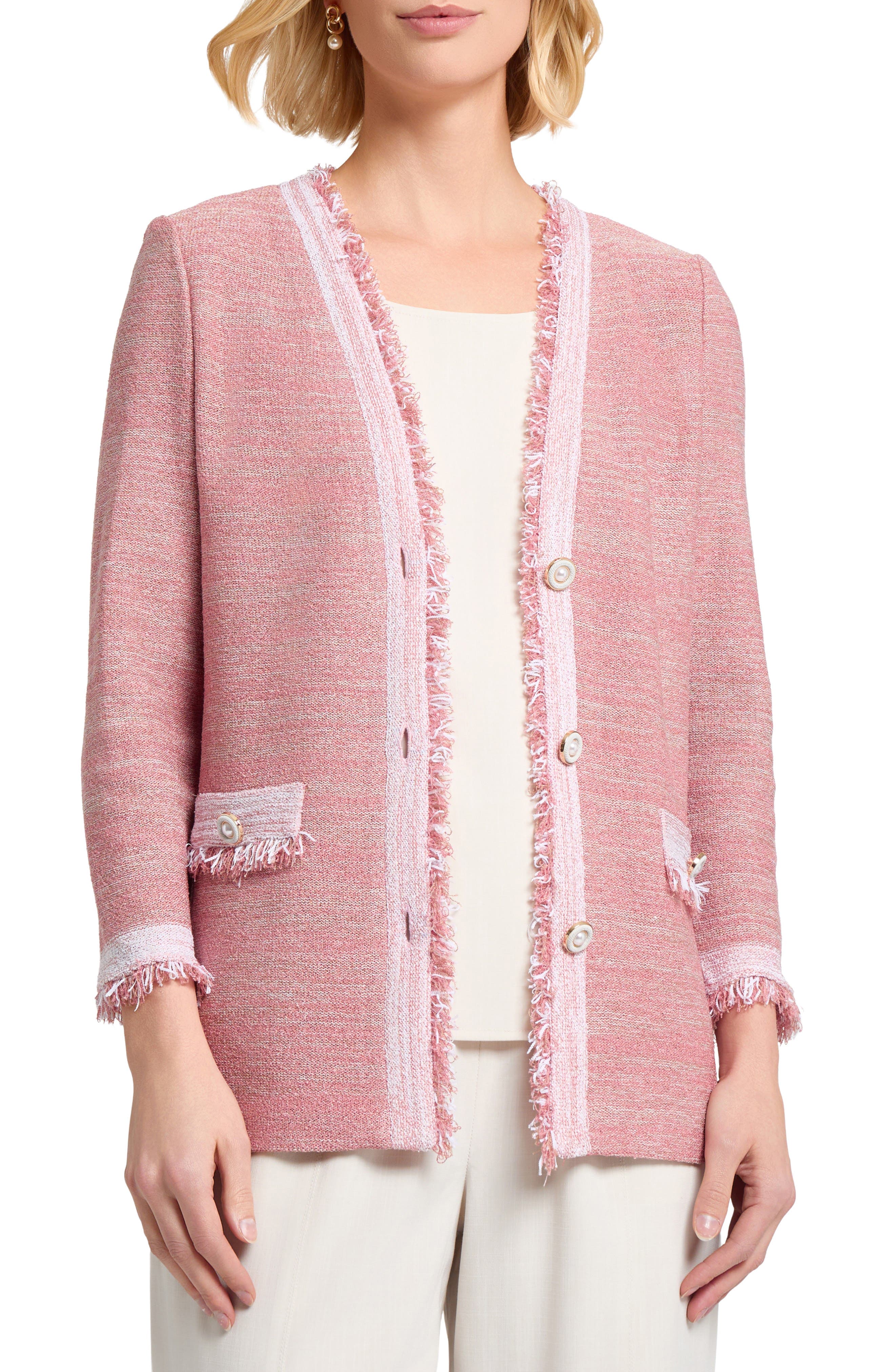 Heritage Fringe Trim Melange Jacket - image 1
