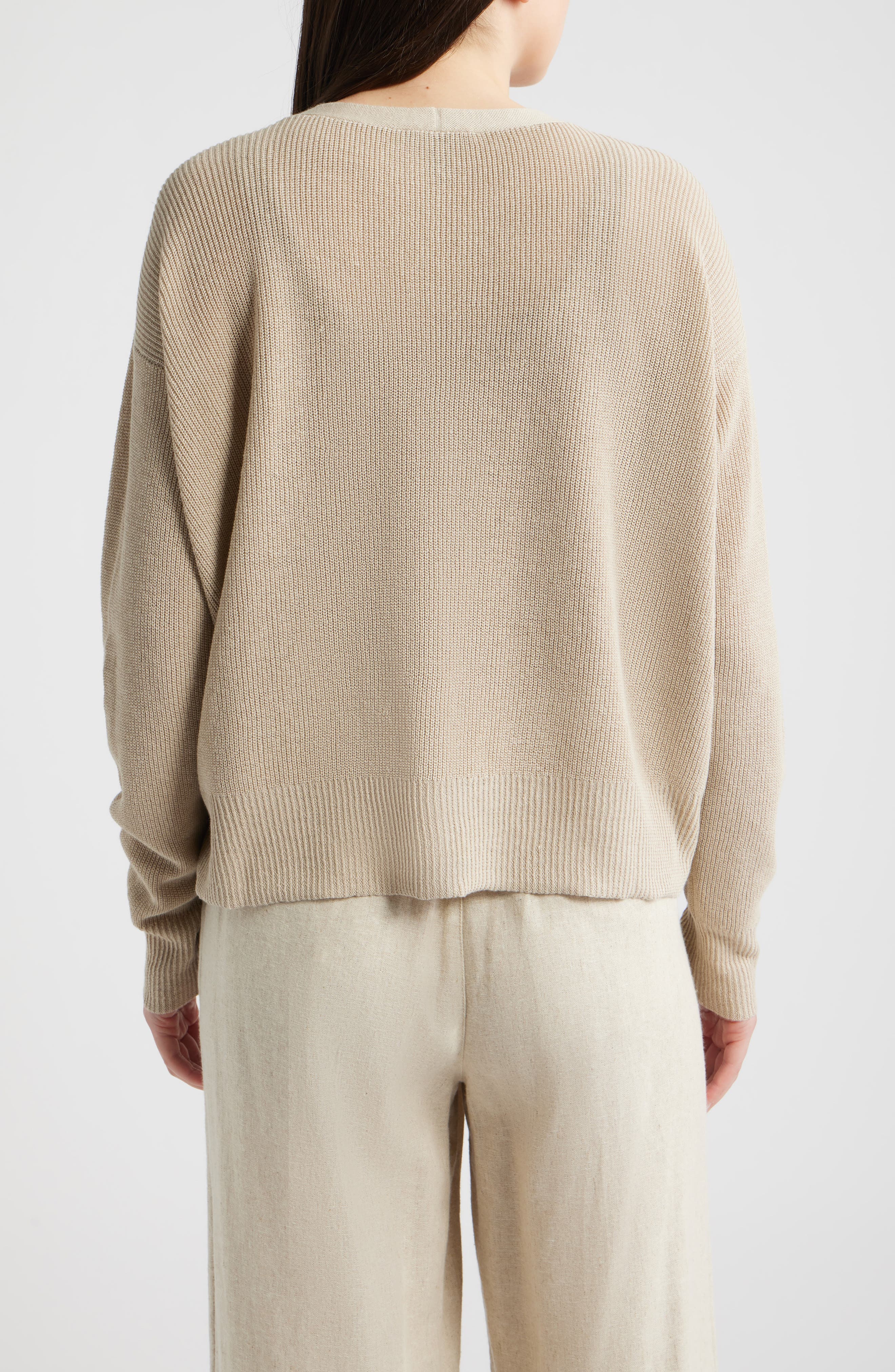 Organic Linen & Organic Cotton Cardigan - image 4
