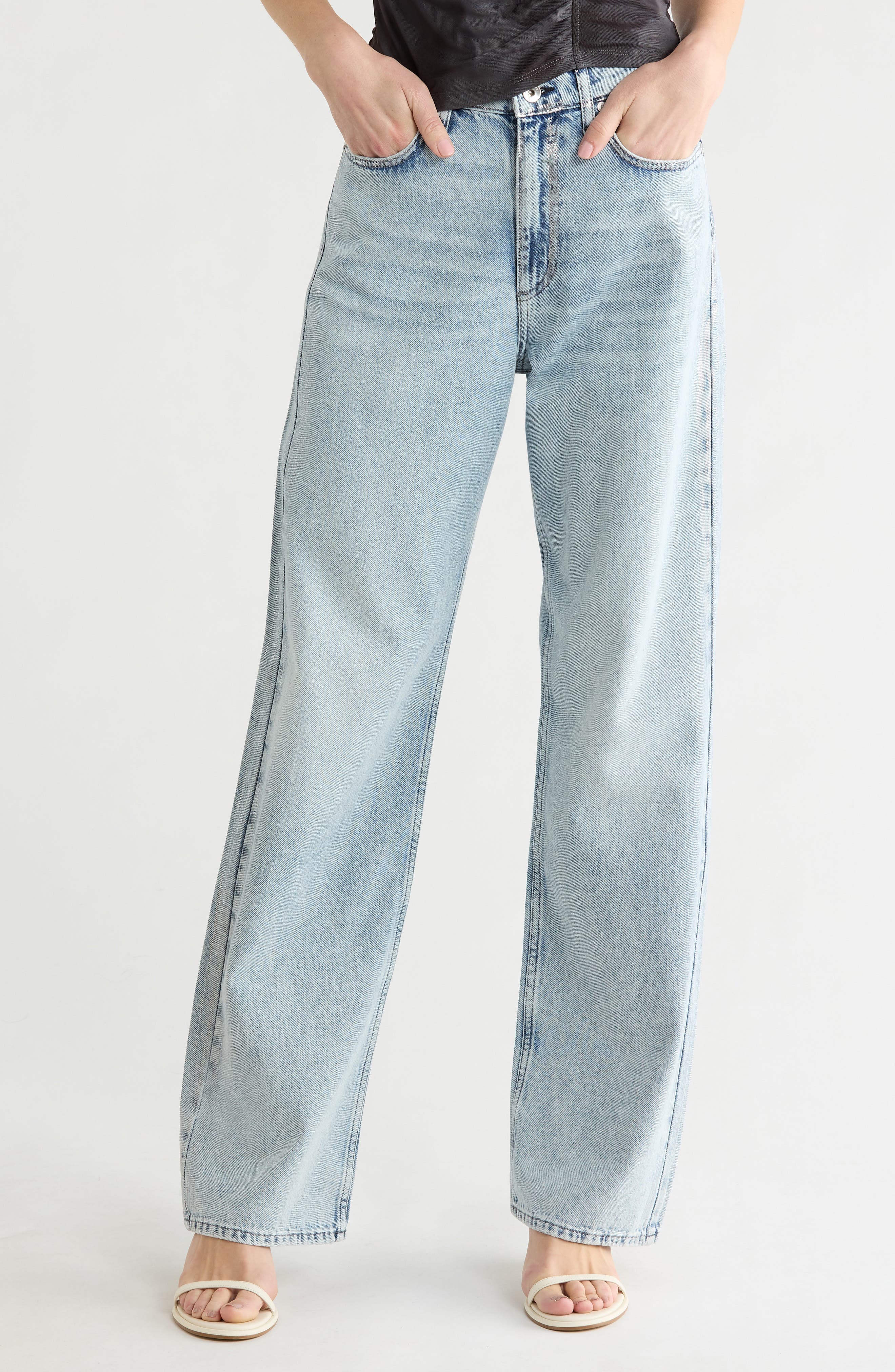 Shannon High Waist Straight Leg Jeans - image 1