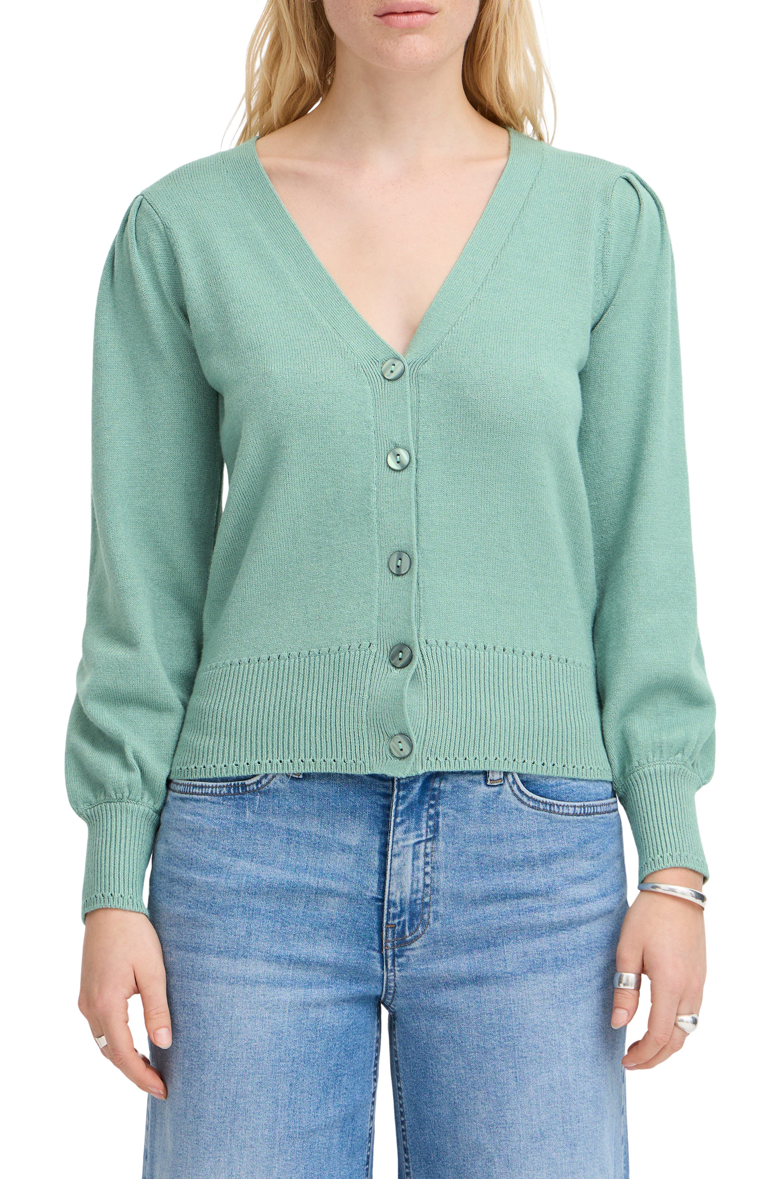 V-Neck Knit Cardigan - image 1