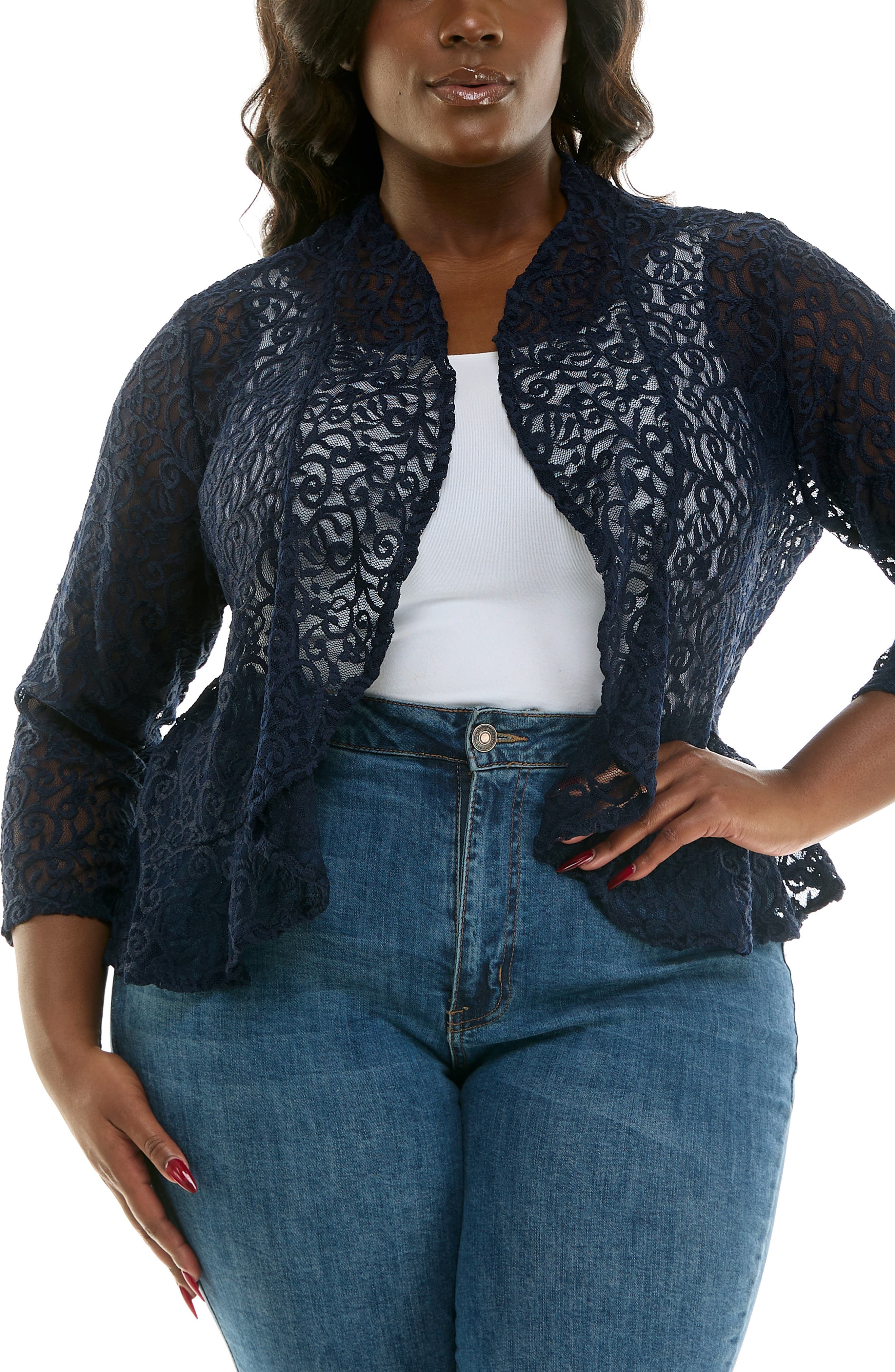 Ruffle Lace Bolero - image 1