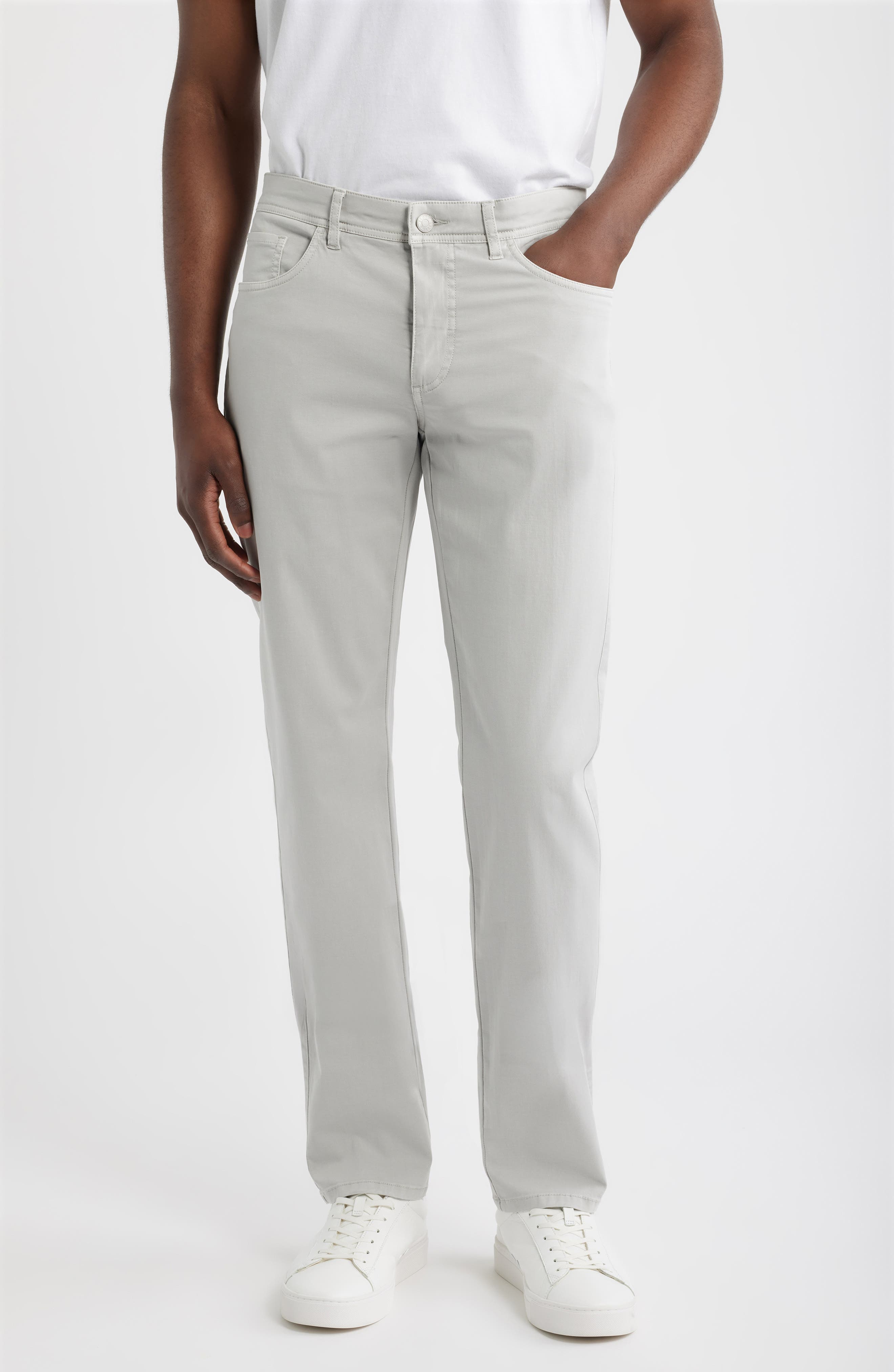 Savannah Straight Leg Twill 5-Pocket Pants - image 1