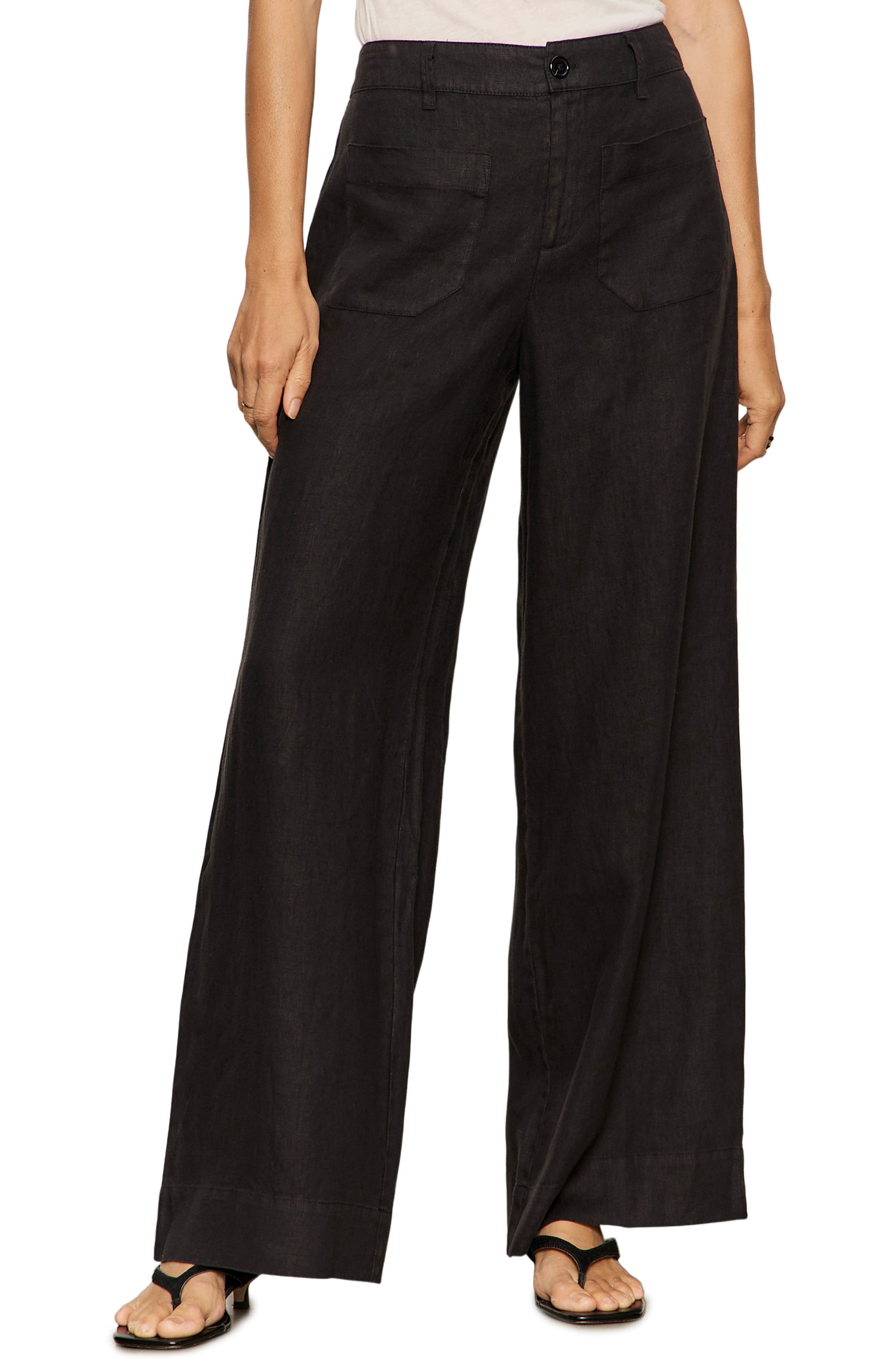 The Marine Linen Wide Leg Pants - image 1