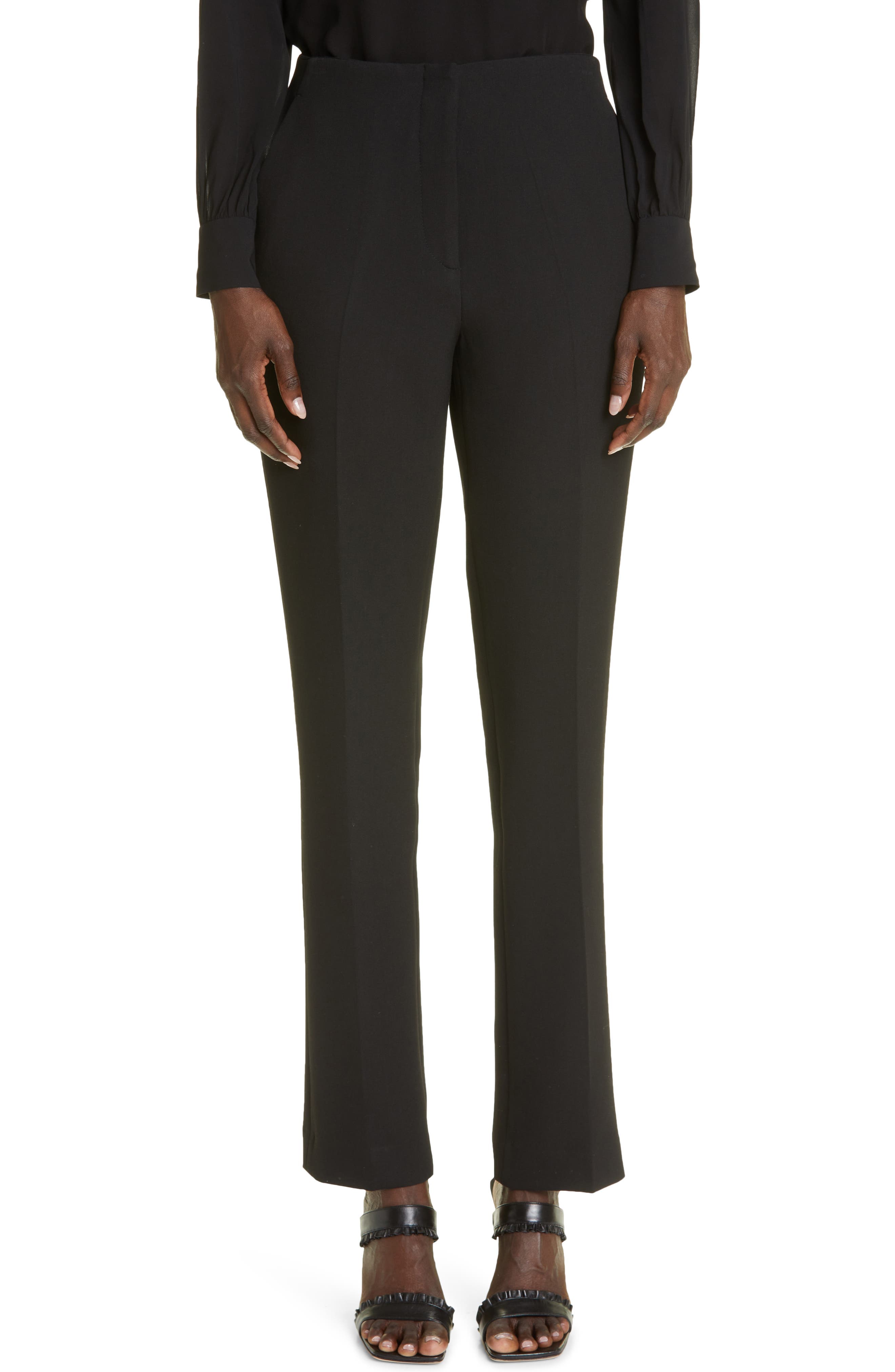 Michelle Stretch Crepe Slim Leg Pants - image 1