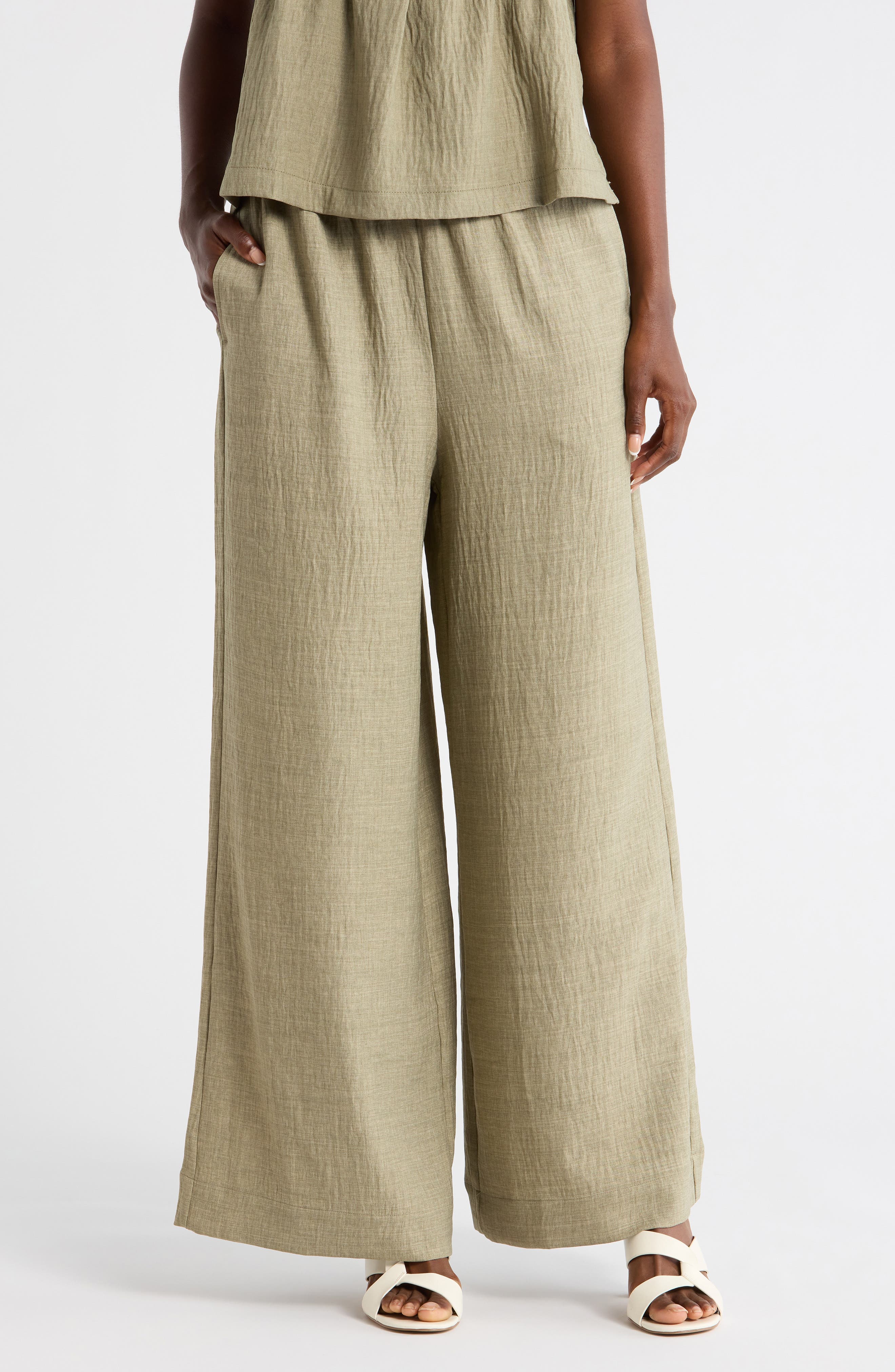 Woven Drawstring Pants - image 3