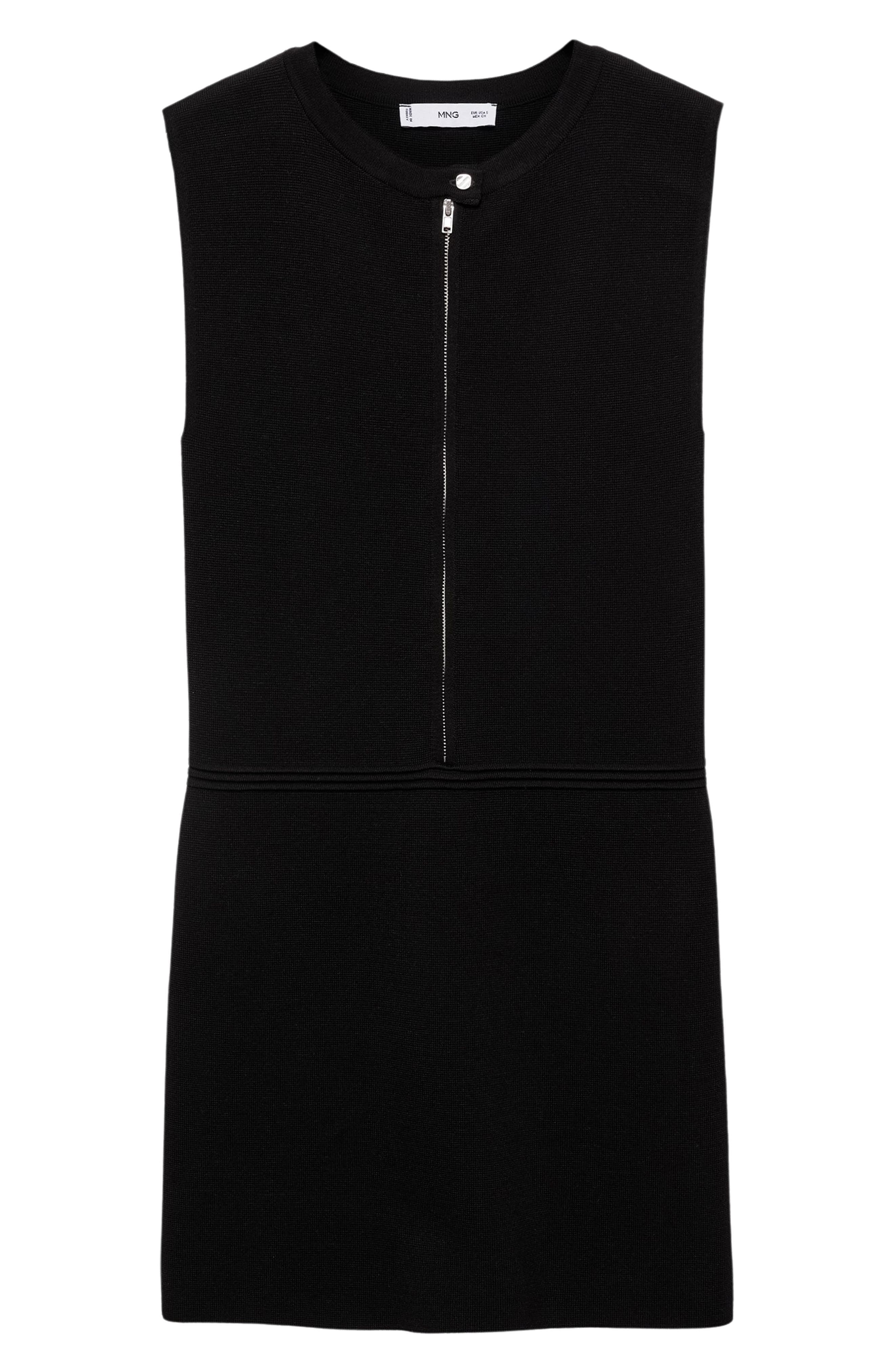 Front Zip Knit Dress - image 1