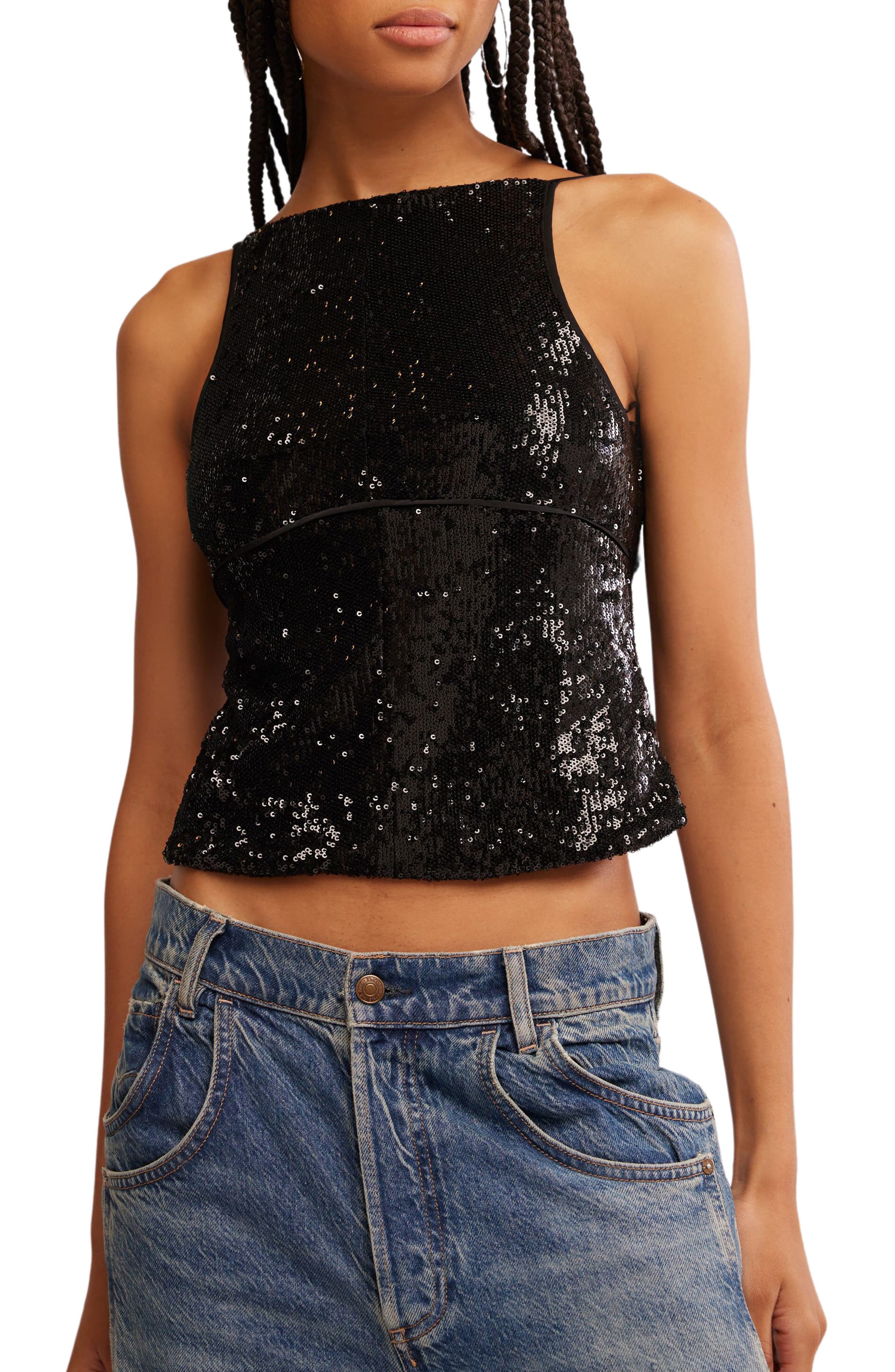 James Sequin Apron Tank - image 1