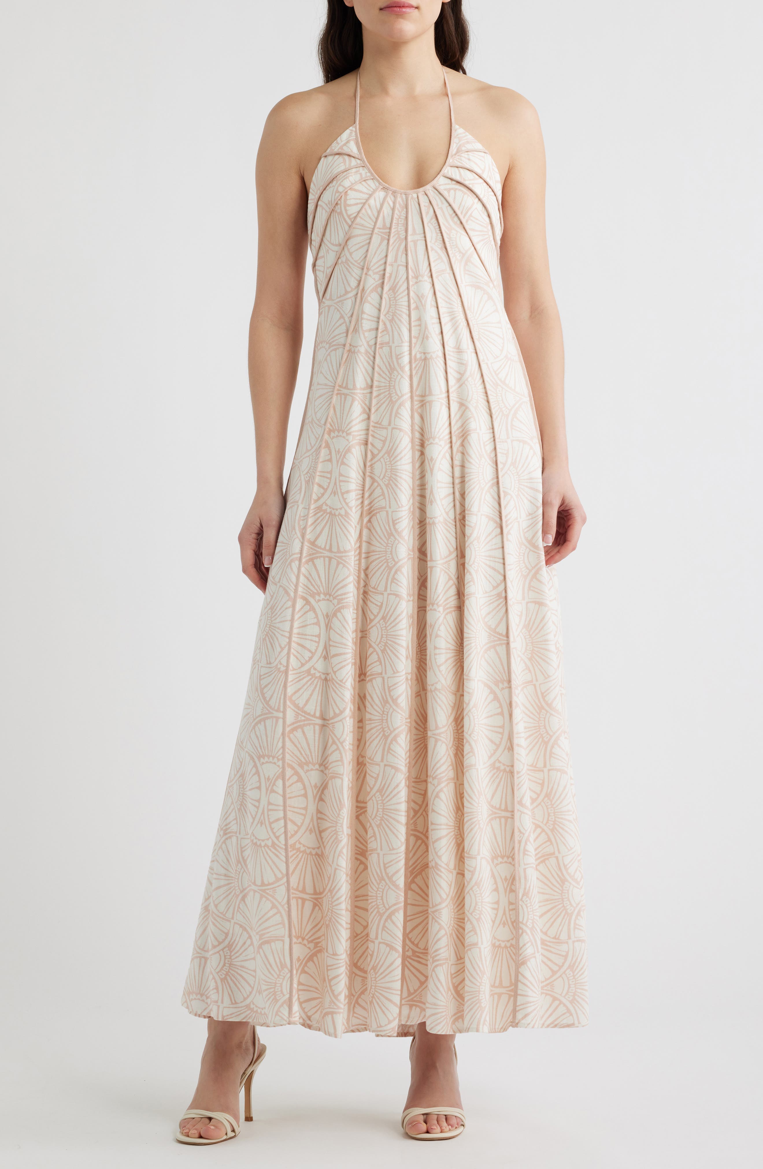 The Novia Halter Maxi Dress - image 1
