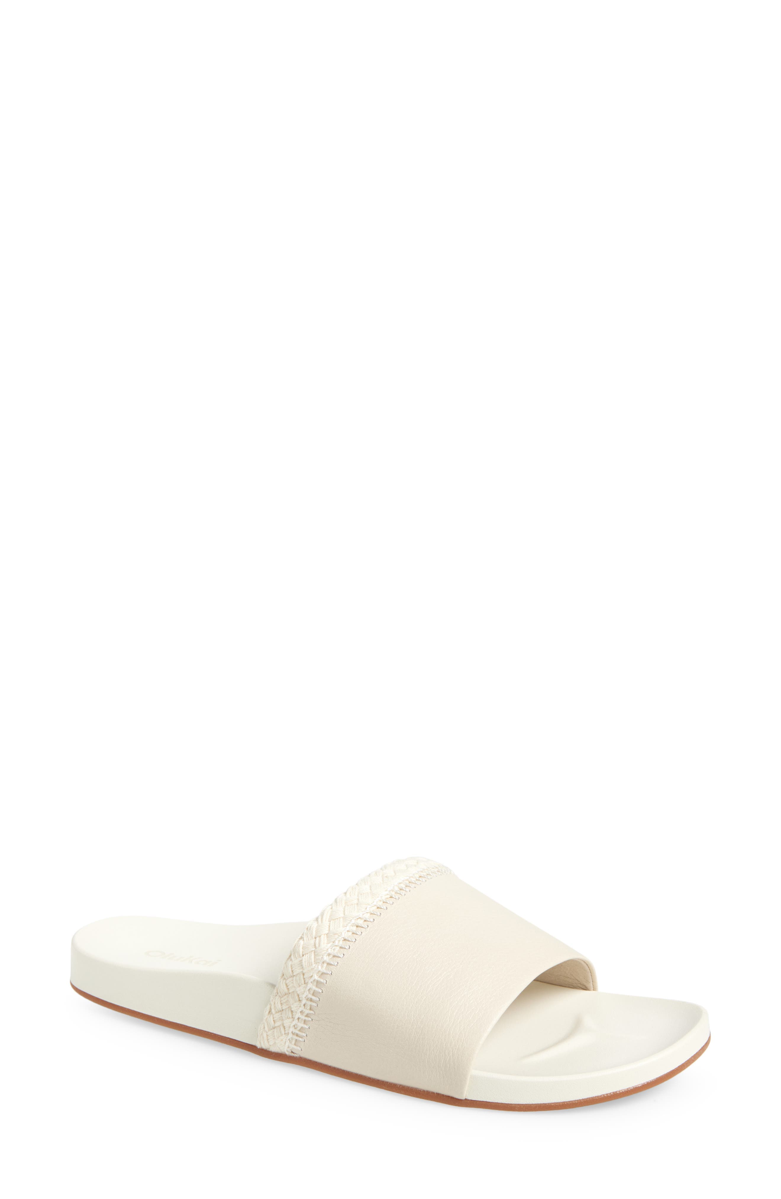 Pkea Leather Slide Sandal - image 1
