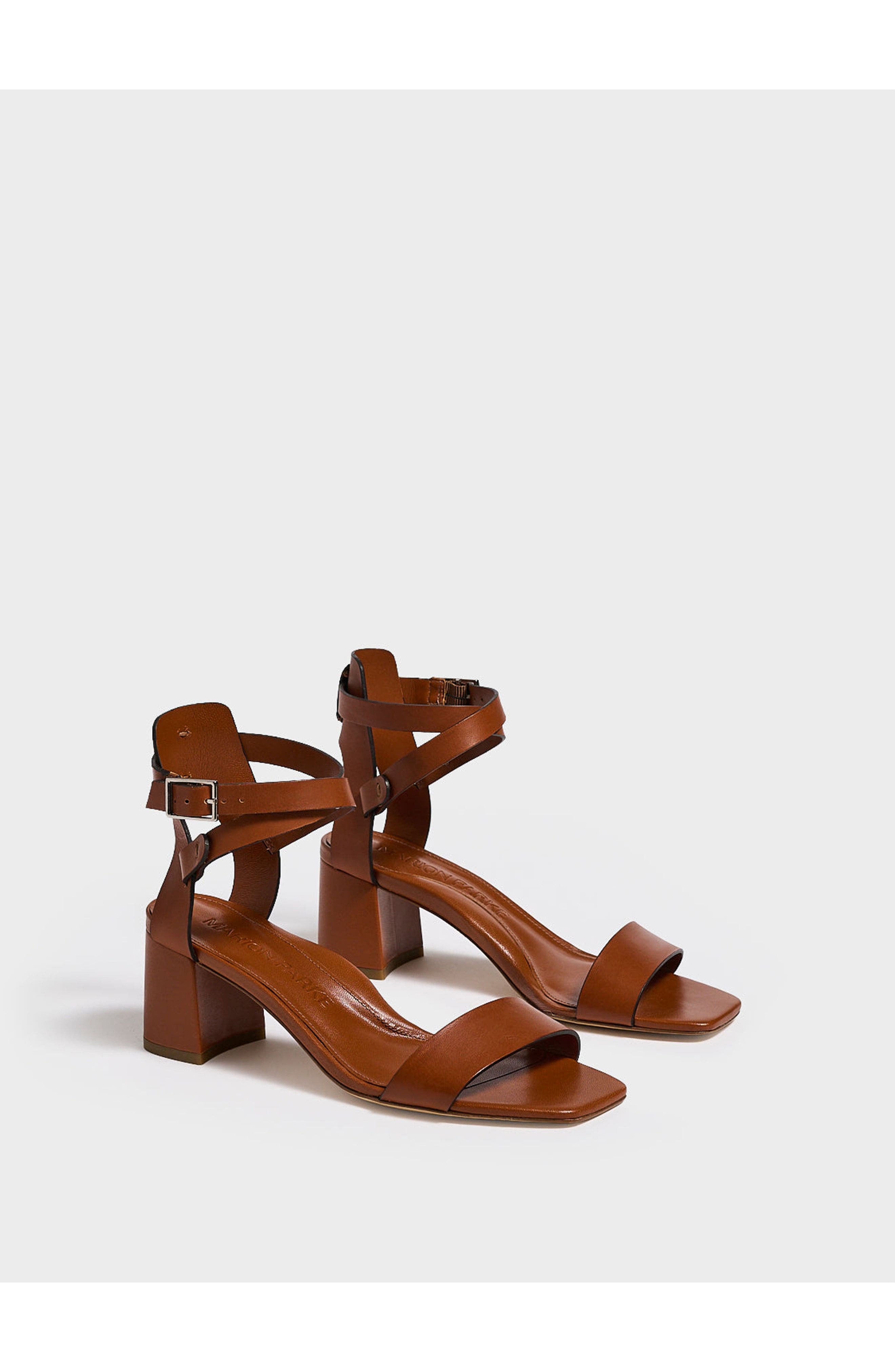 Brett Block Heel | Nappa - image 2