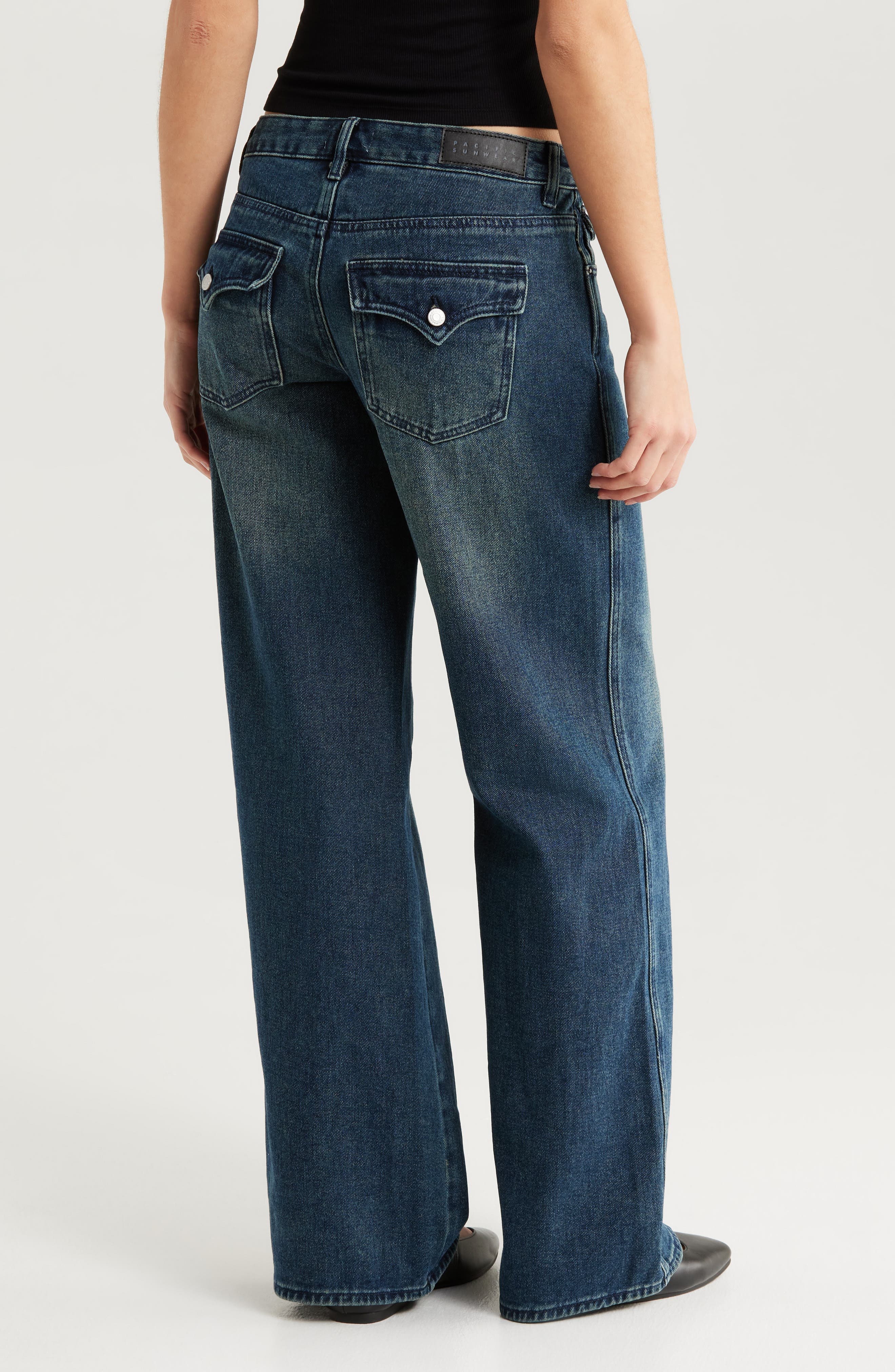 Brixley Baggy Bootcut Jeans - image 2