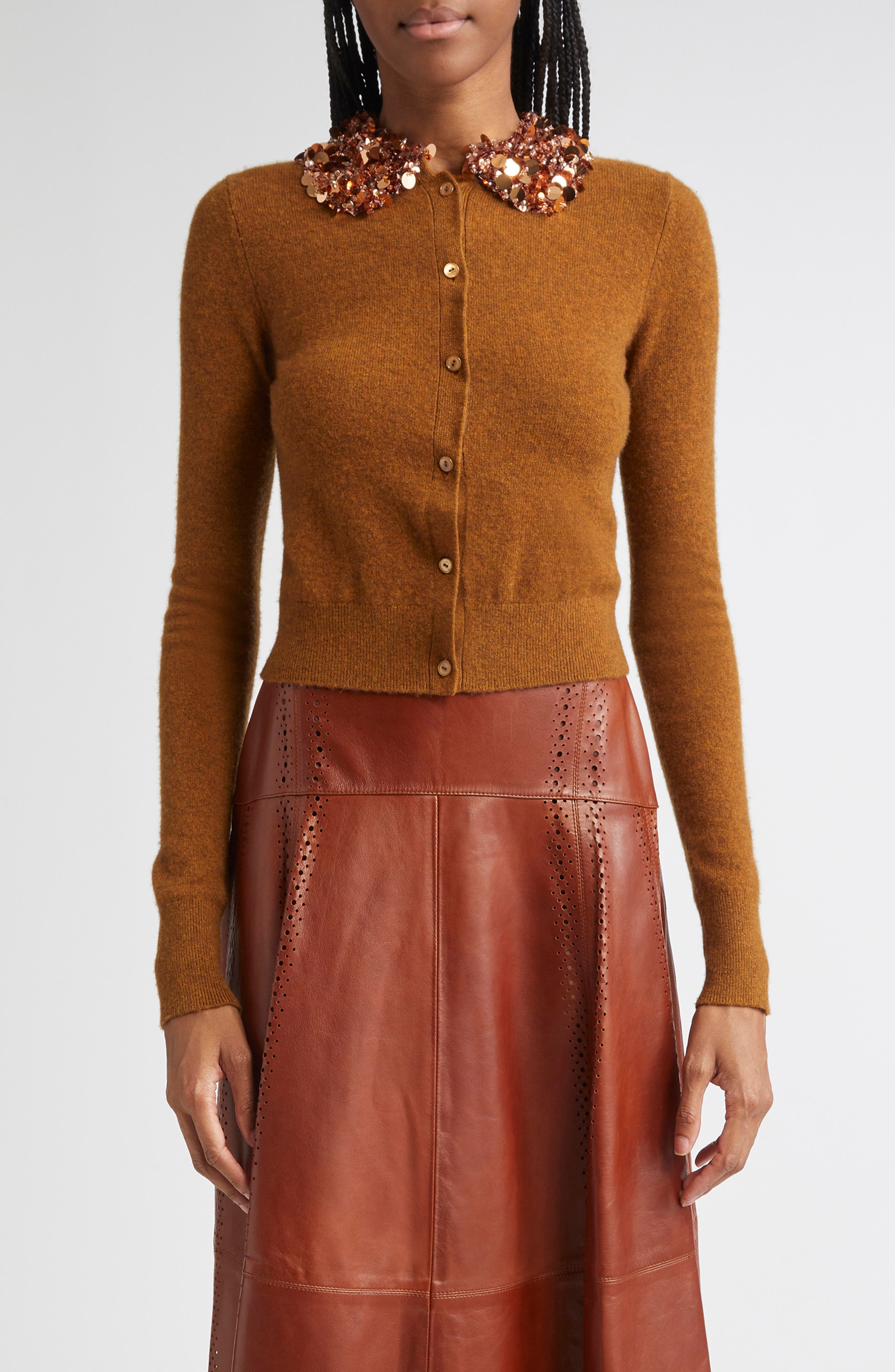 Embellished Cashmere Cardigan - image 1