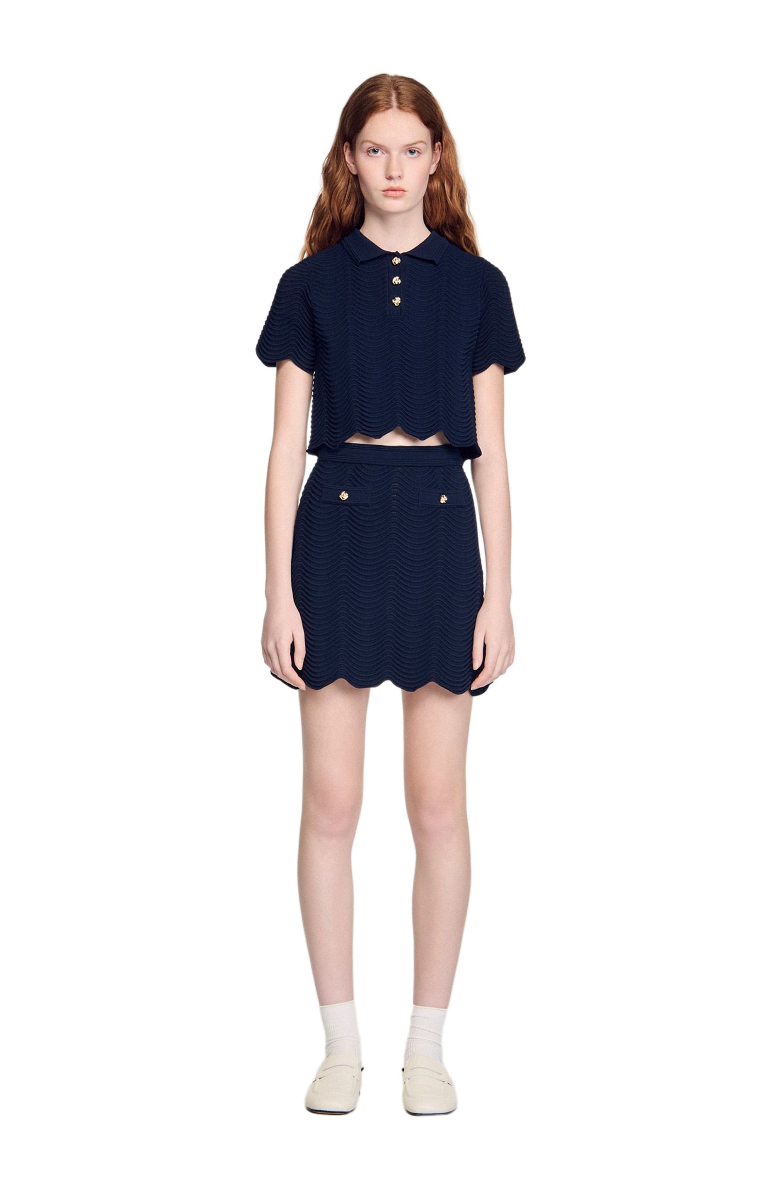 Short knit skirt - image 3