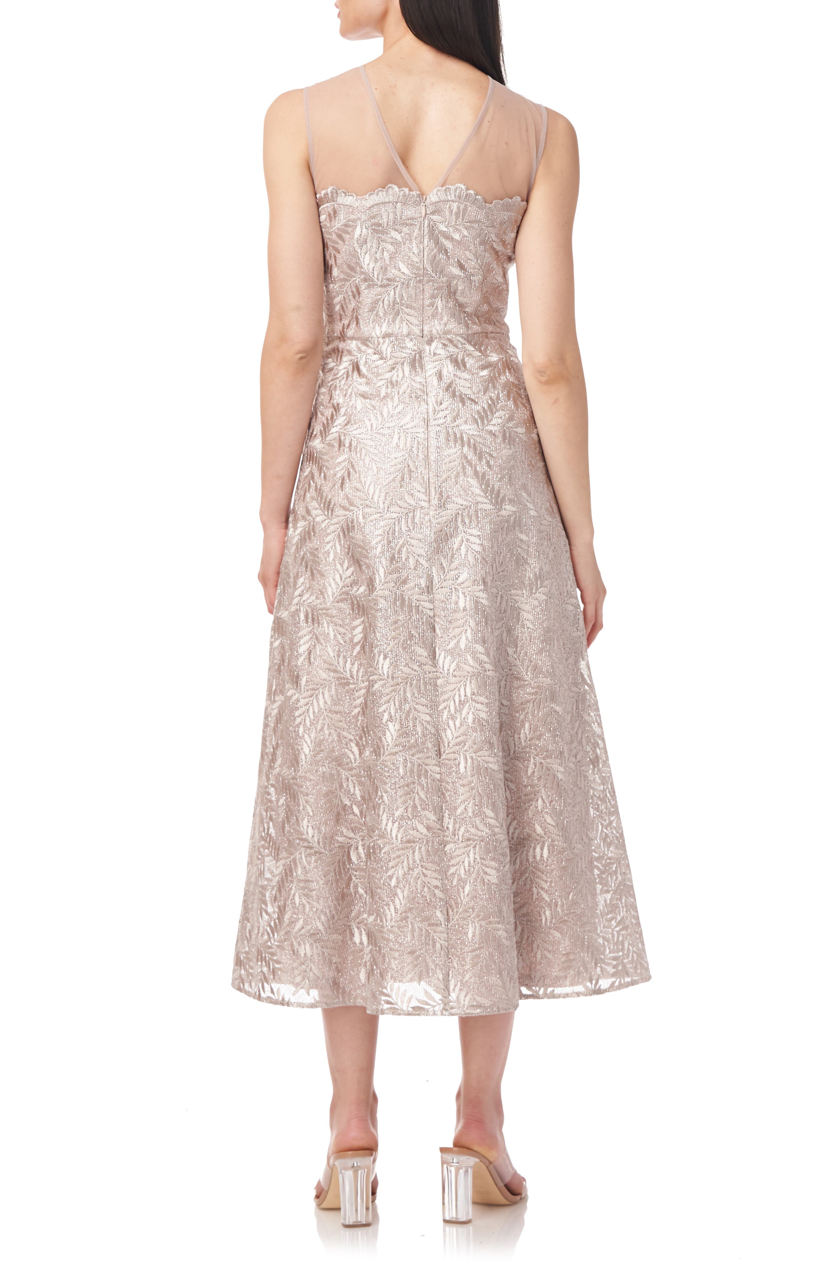 Rosie Embroidered Midi Cocktail Dress - image 2