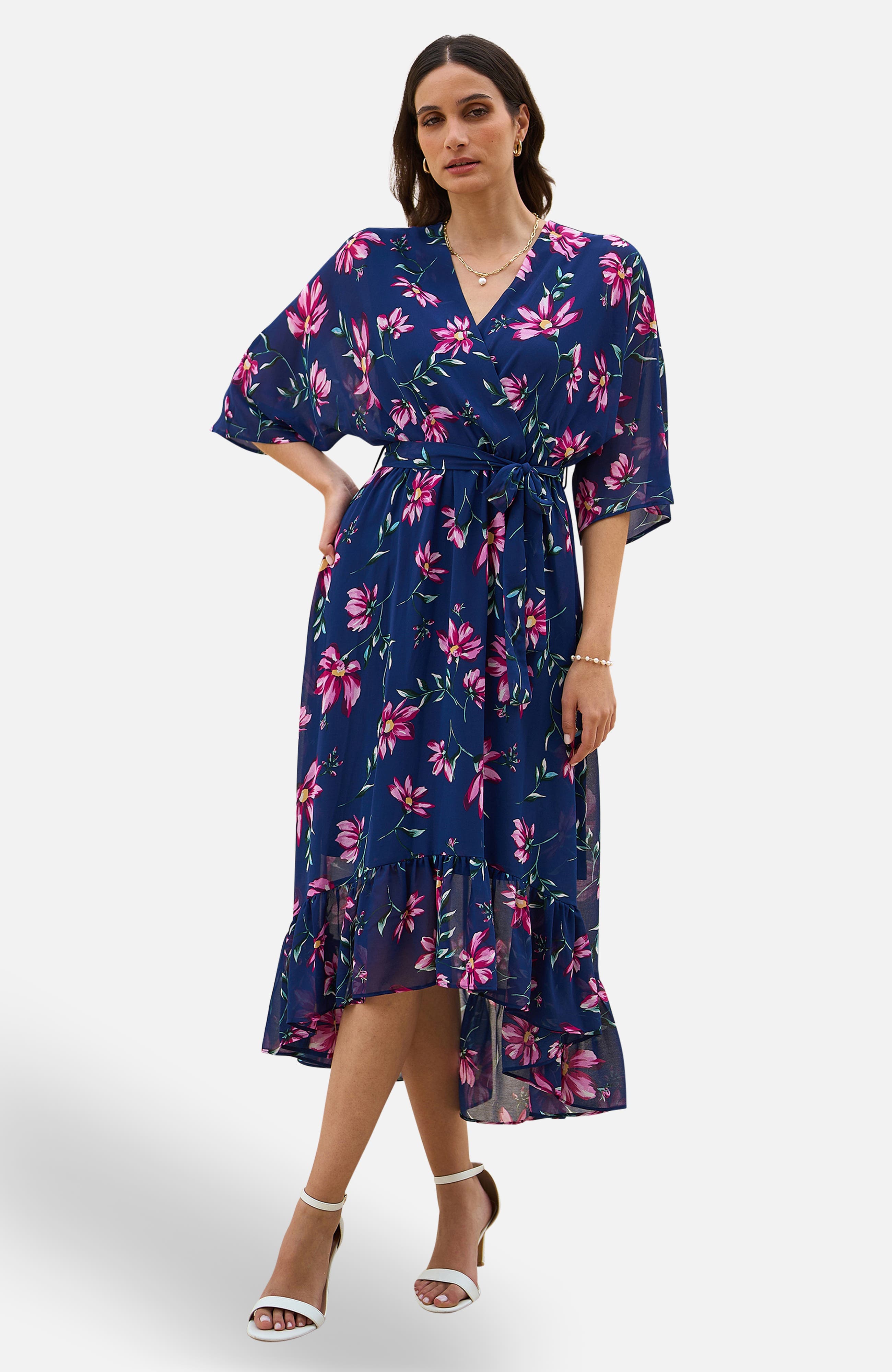 Floral Midi Dress - image 1