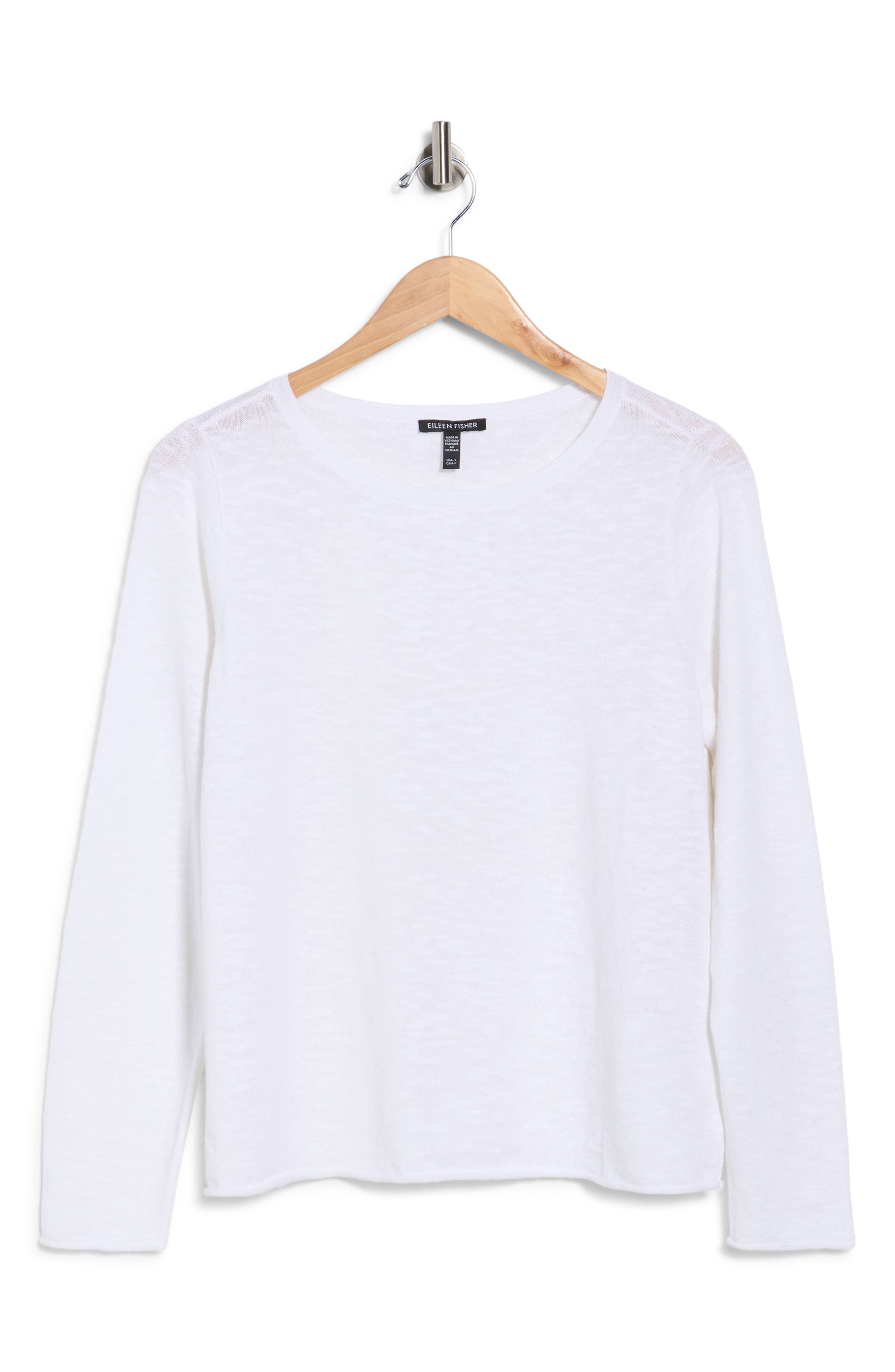 Boat Neck Organic Linen & Cotton Sweater - image 1