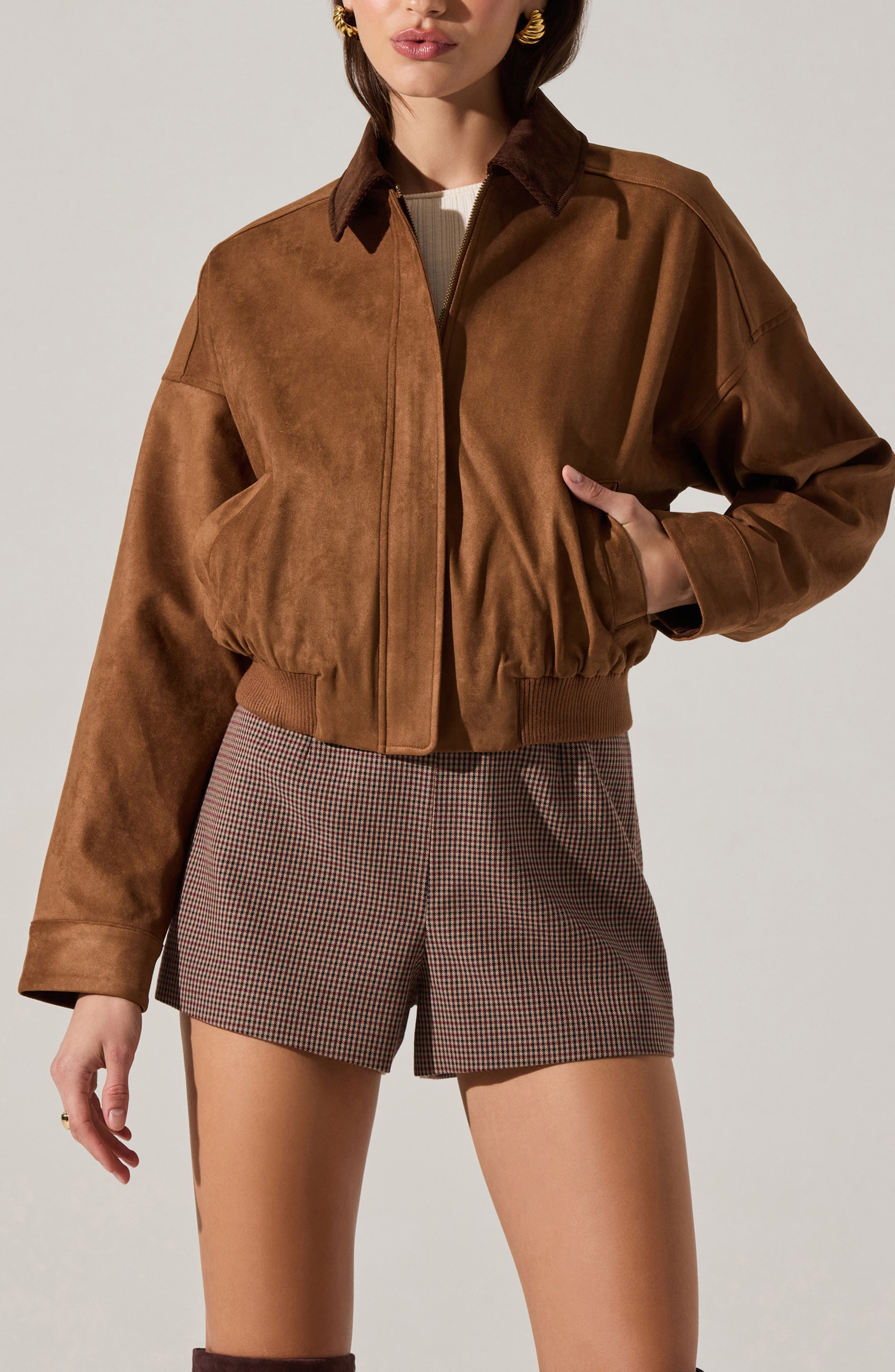 Sorine Faux Suede Jacket - image 1