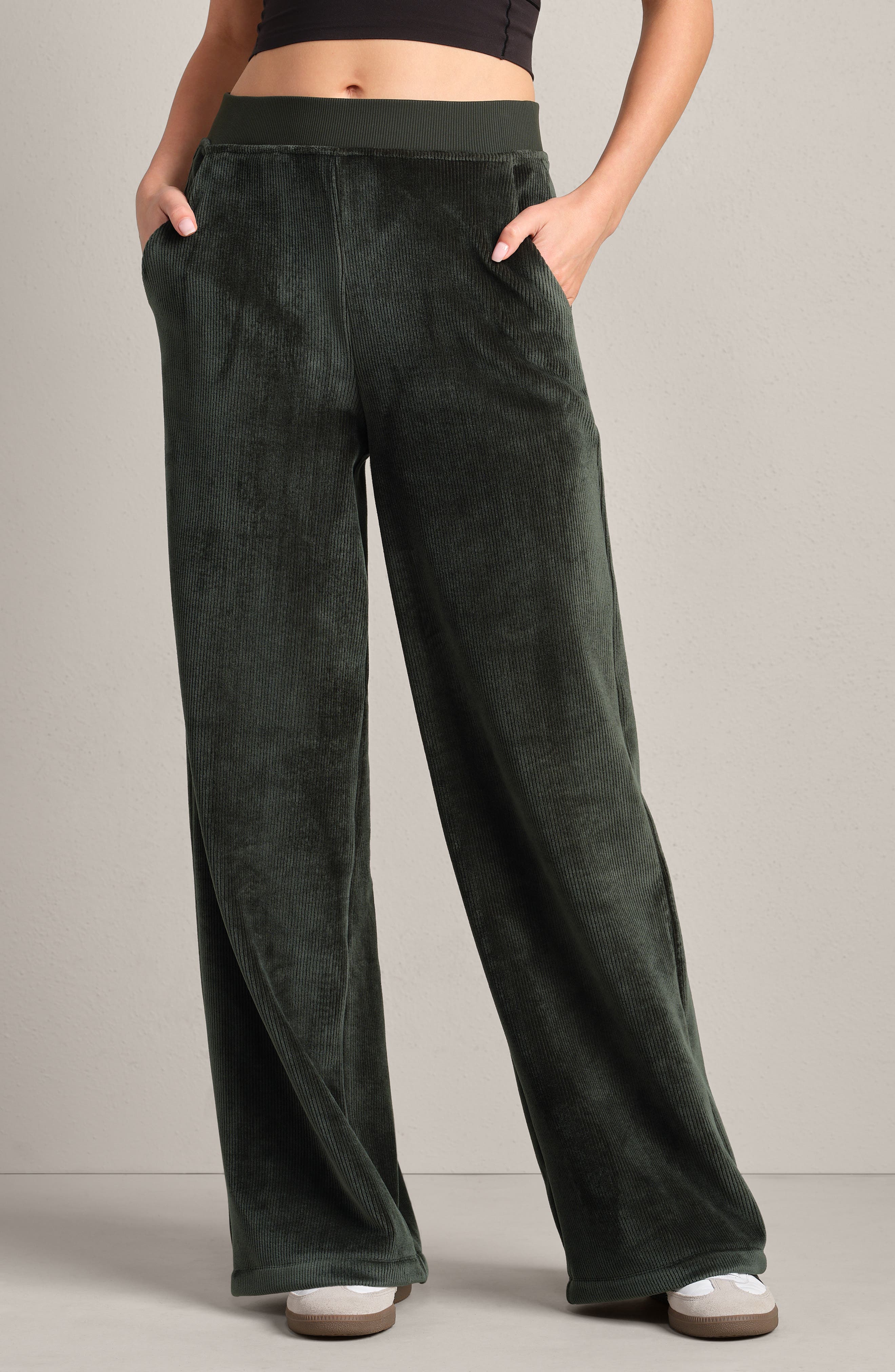 Corduroy Wide Leg Pants - image 3