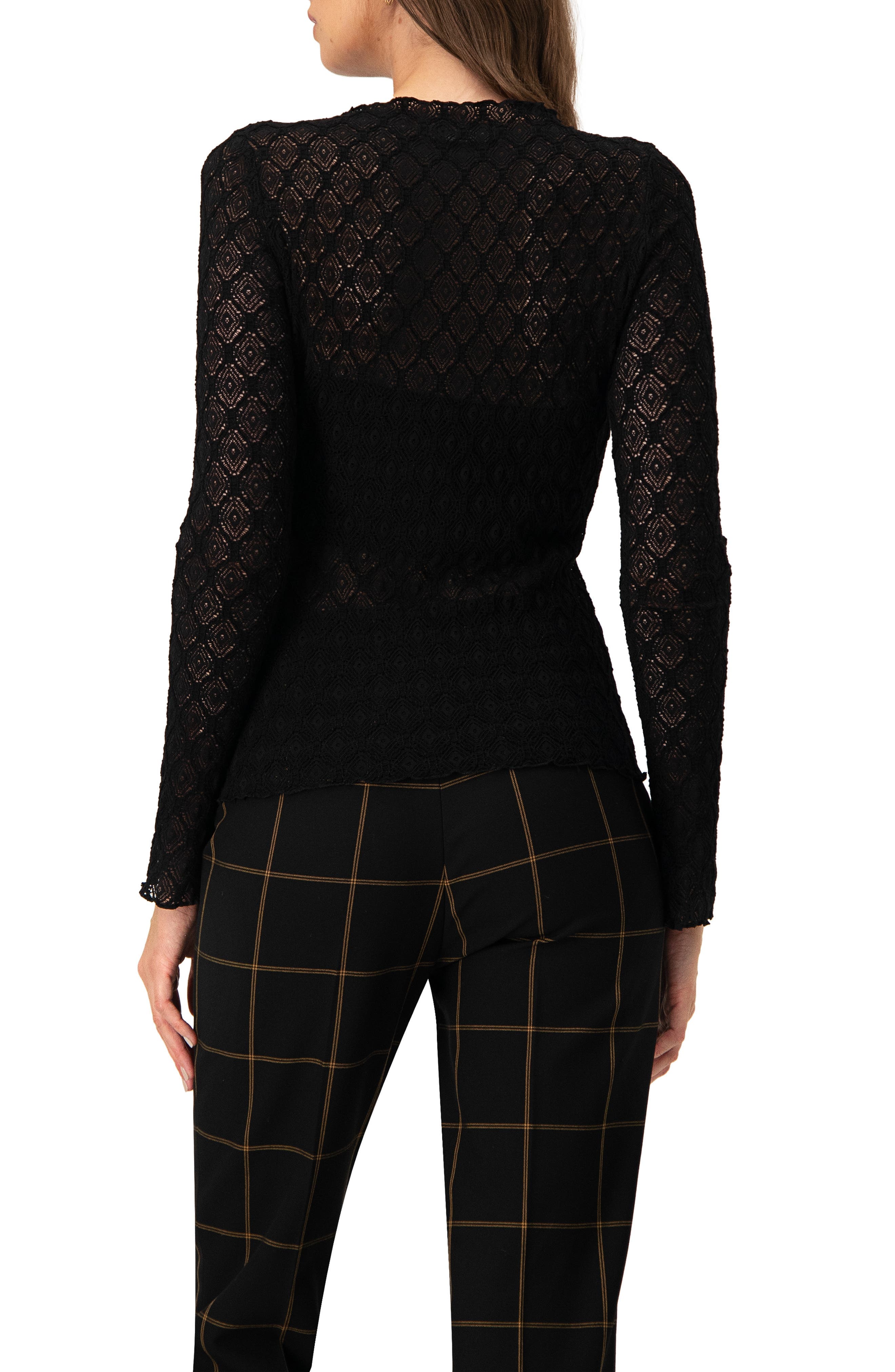 Knitted Long Sleeve Blouse - image 2
