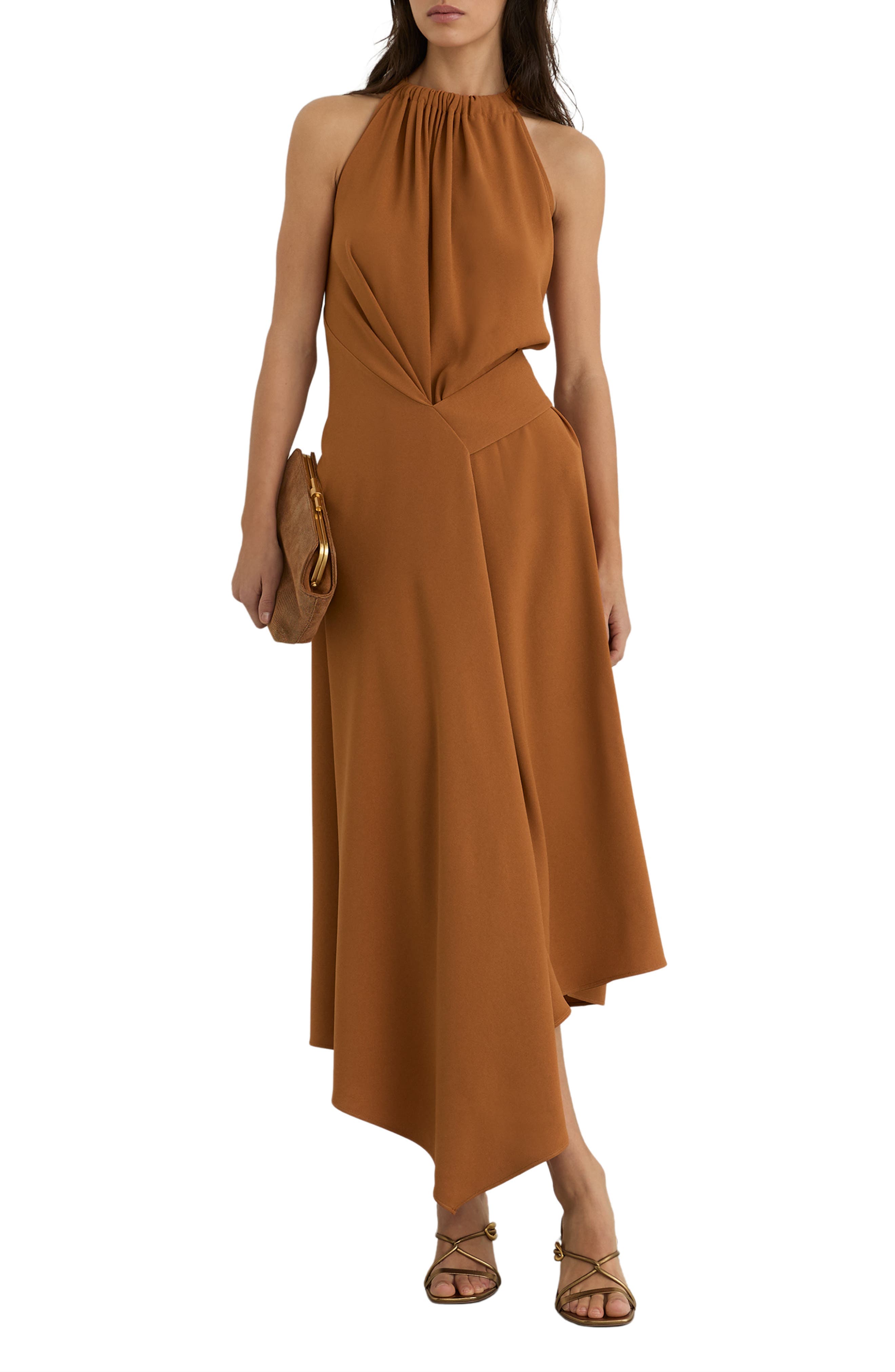 Maeve Asymmetric Sleeveless Midi Dress - image 1