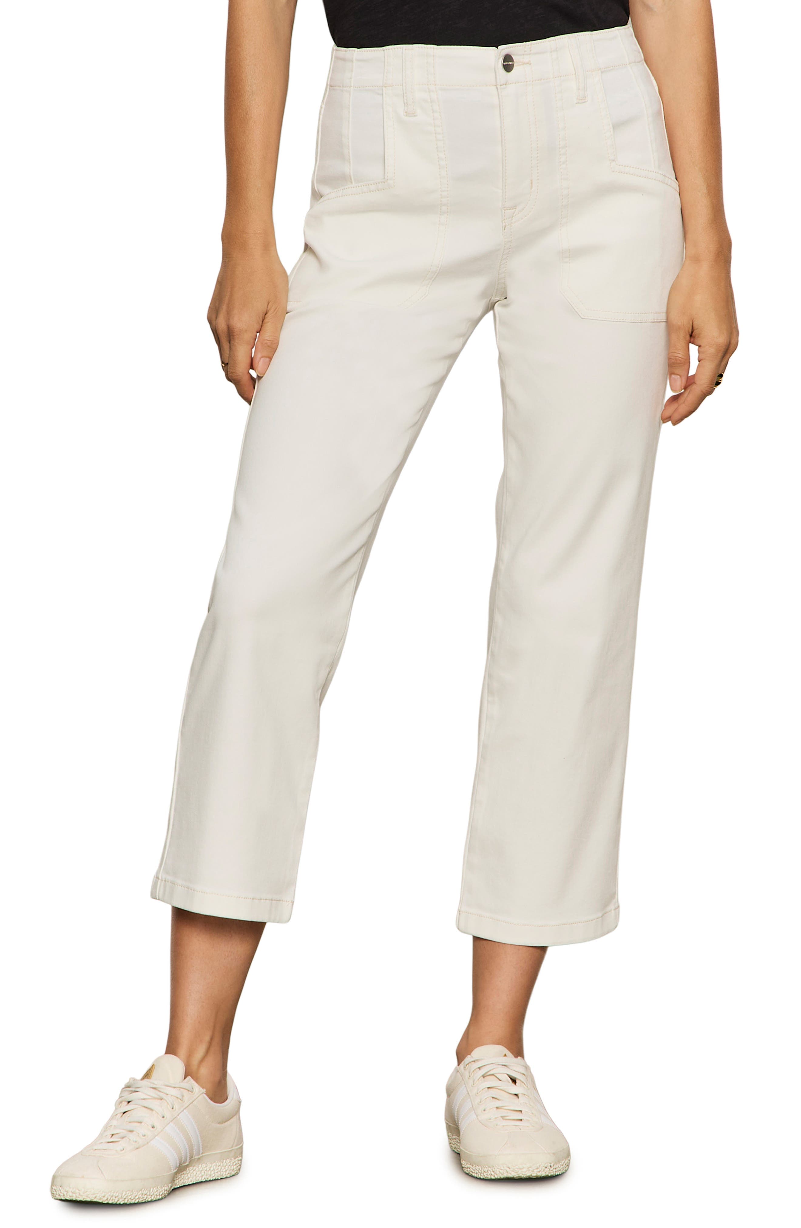 Retreat Mid Rise Crop Straight Leg Utility Pants - image 1