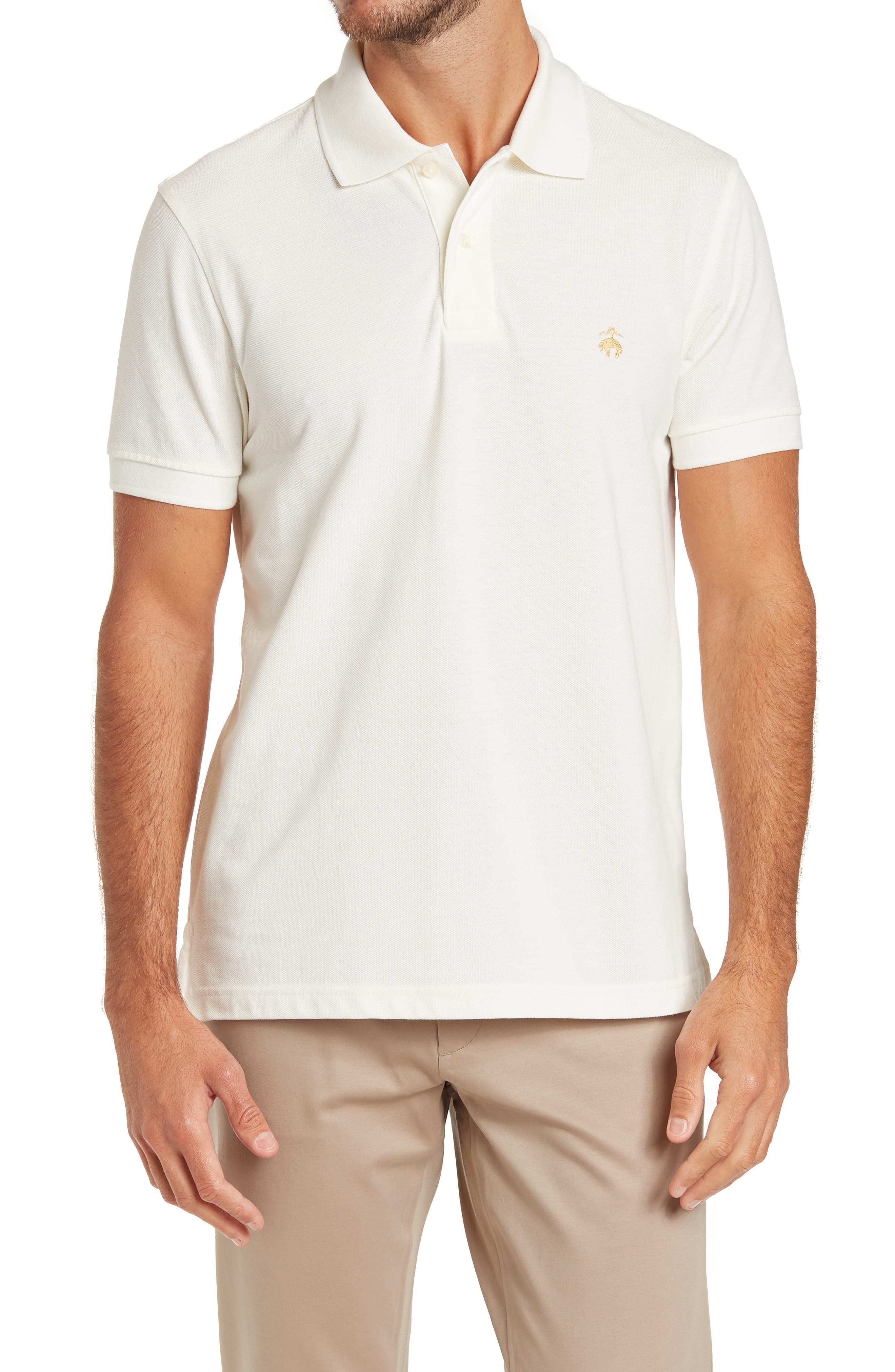 Solid Pique Slim Fit Polo - image 1